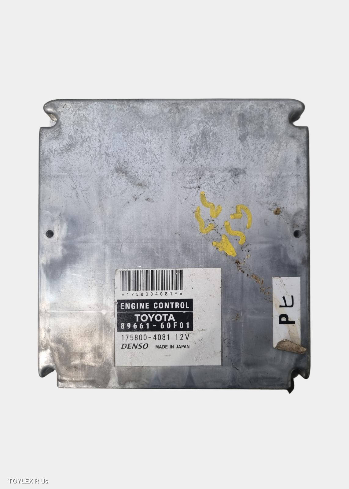 TOYOTA PRADO 2007 Ecu 120 SERIES, ENGINE ECU, 3.0, DIESEL, 1KD-FTV, AUTO, P/N 8966160F01, ECU ONLY