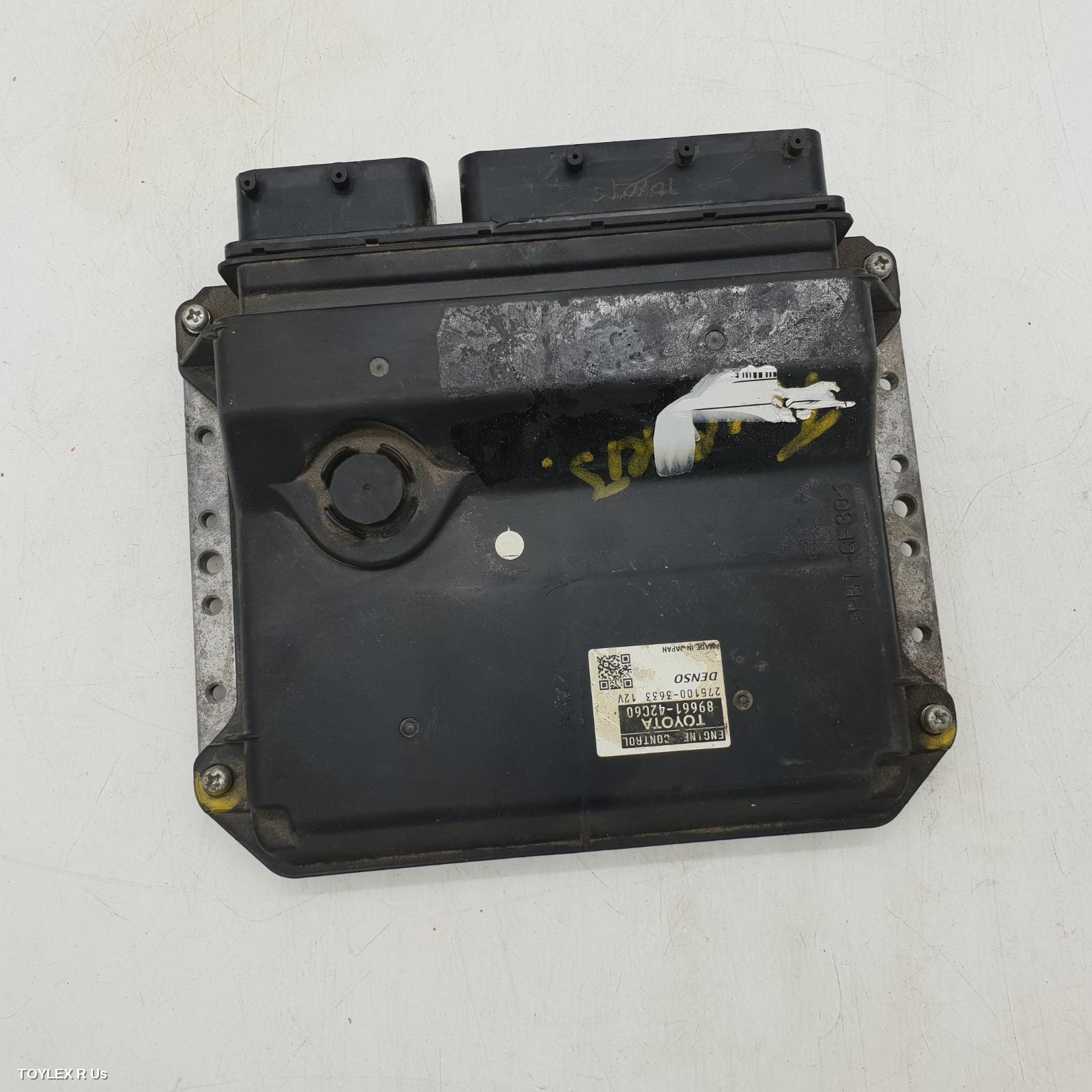 TOYOTA RAV4 2003 Ecu ENGINE ECU, 2.4, 2AZ-FE, AUTO T/M, P/N 89661-42C60, ECU ONLY, ACA2#R