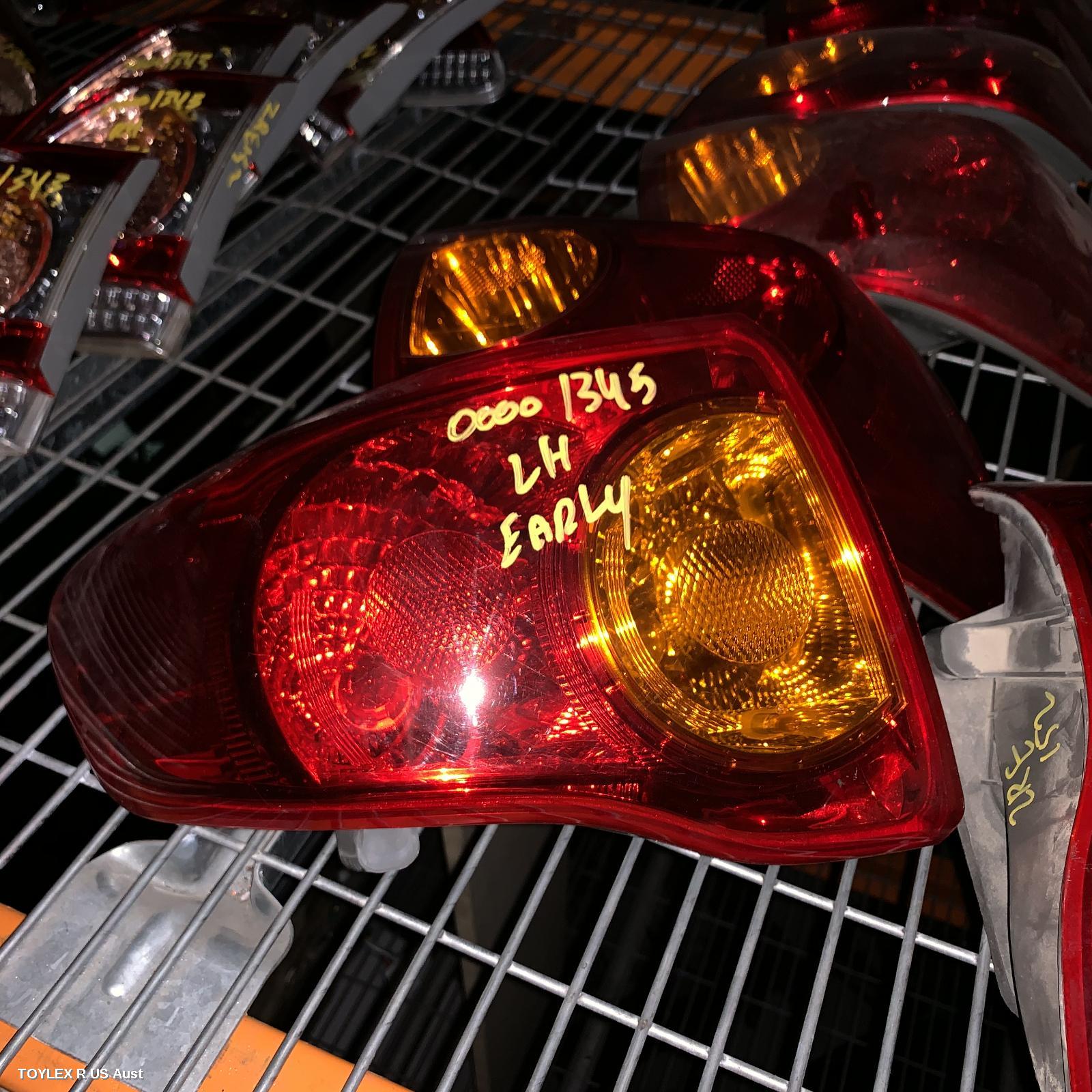 TOYOTA COROLLA 2008 Left Taillight ZRE152/153R, SEDAN