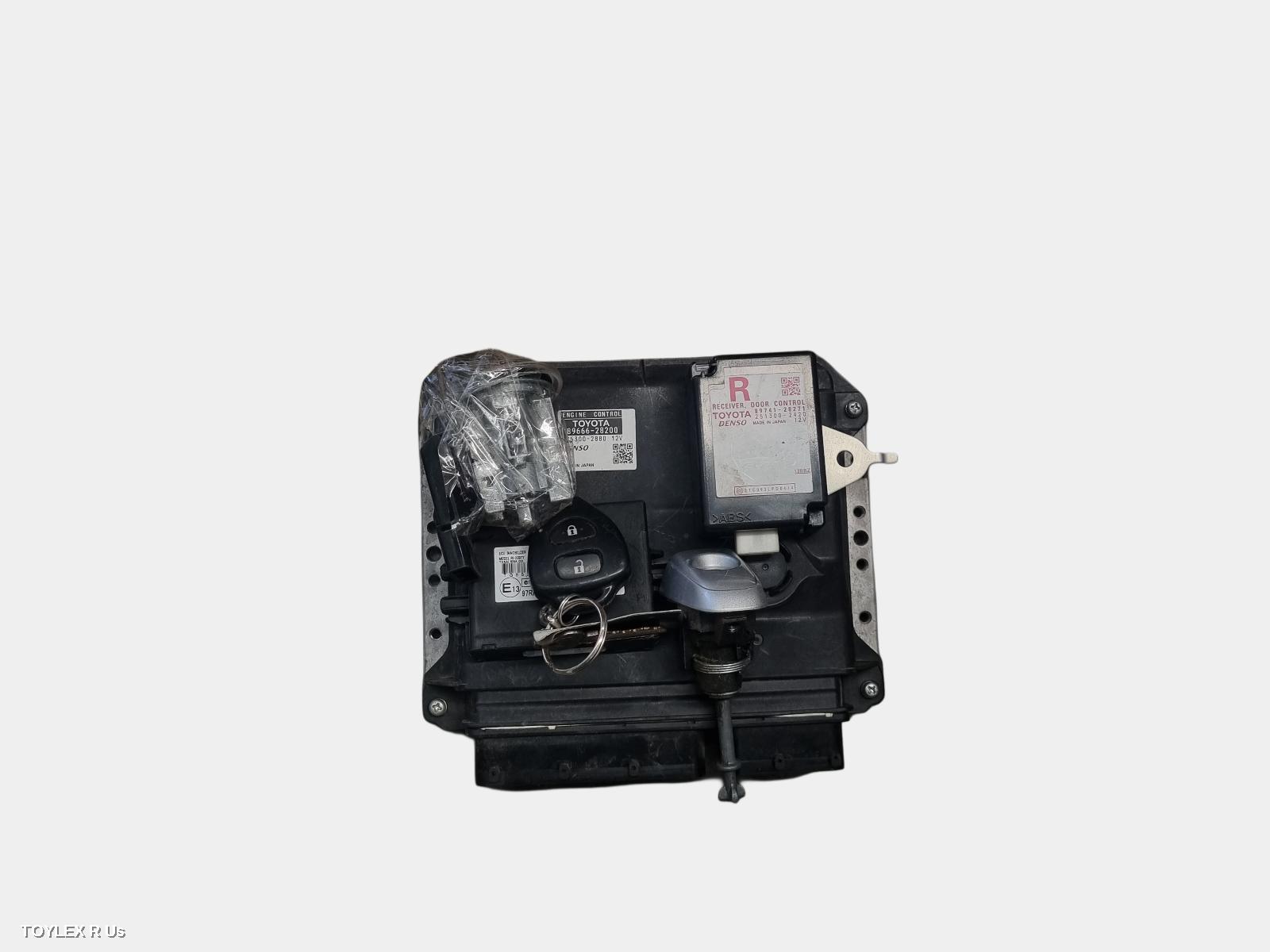 TOYOTA TARAGO 2012 Ecu ENGINE ECU, 2.4, 2AZ-FE, P/N 89666-28200, SEC SET (ECU/IMM/READER/KEY), ACR50R