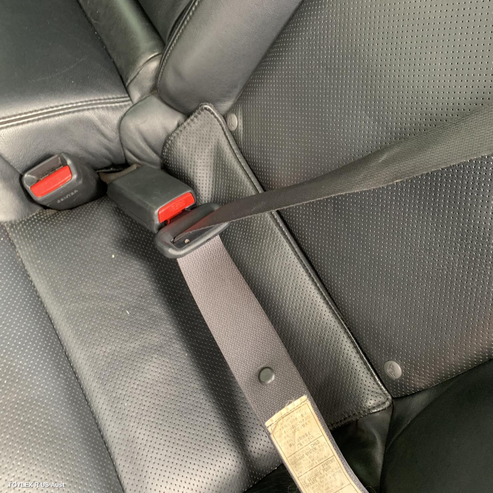LEXUS IS250/IS250C 2006 Seatbelt/Stalk LH REAR, SEAT BELT ONLY, BLACK, SEDAN, GSE20R