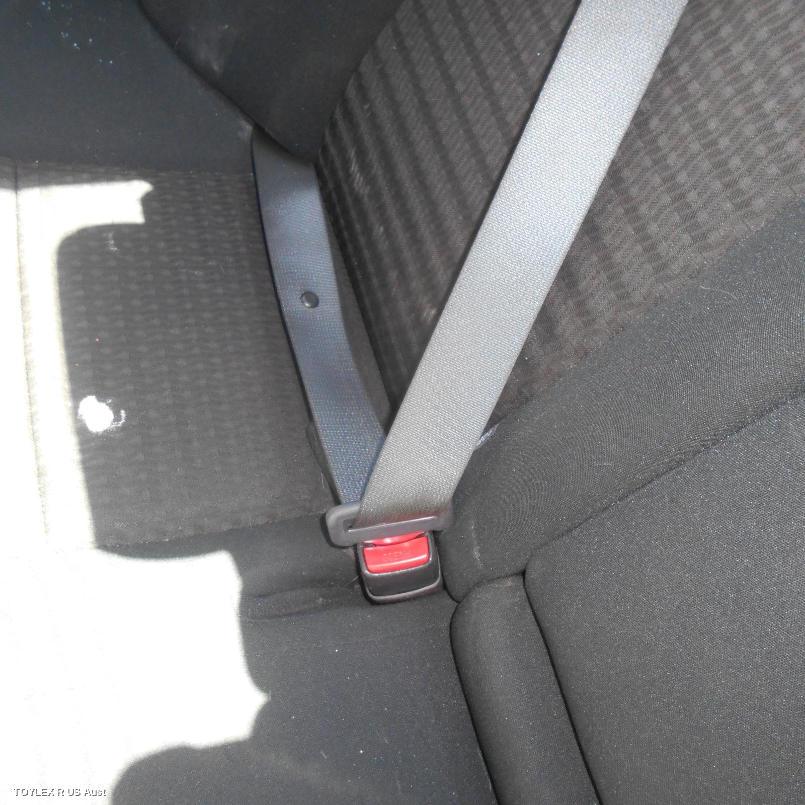TOYOTA COROLLA 2009 Seatbelt/Stalk RH REAR, SEAT BELT ONLY, ZRE152/153R, SEDAN