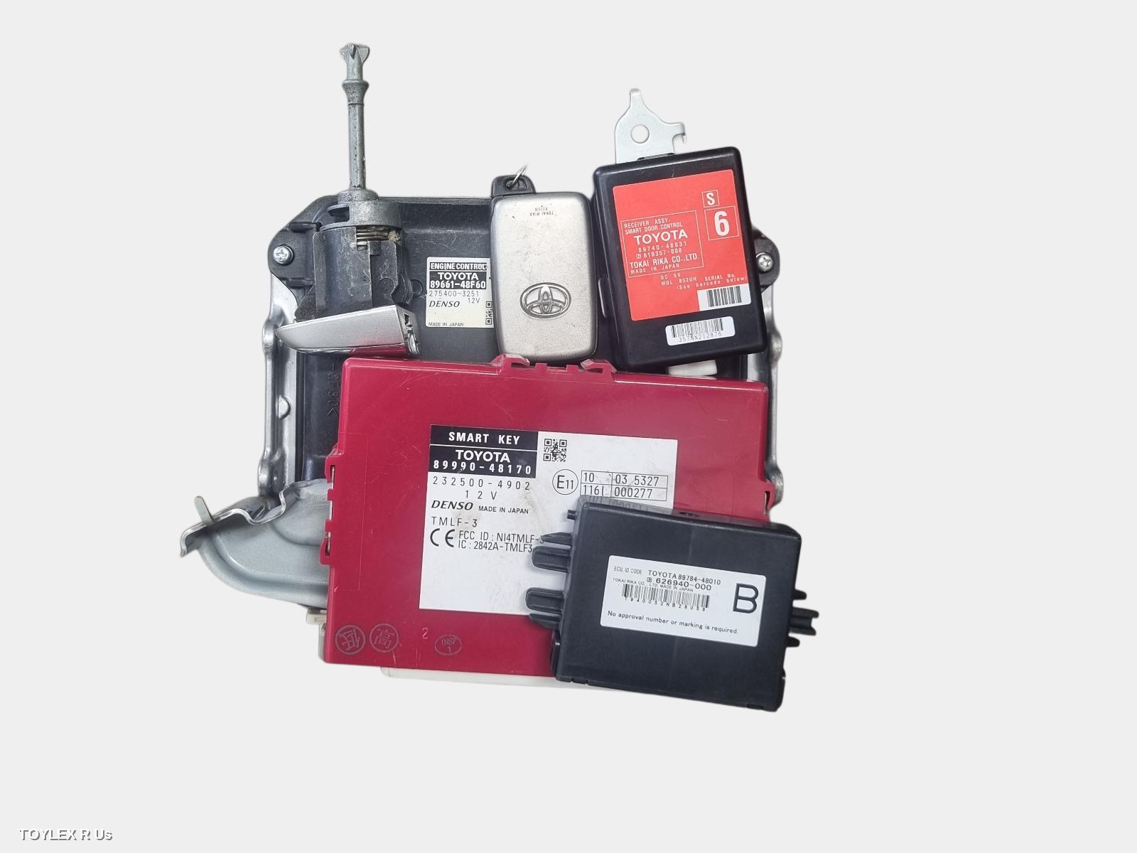 TOYOTA KLUGER 2014 Ecu GSU40, ENGINE ECU, 3.5, 2GR-FE, PETROL, P/N 8966148F60, SEC SET (ECU/IMM/READER/KEY)