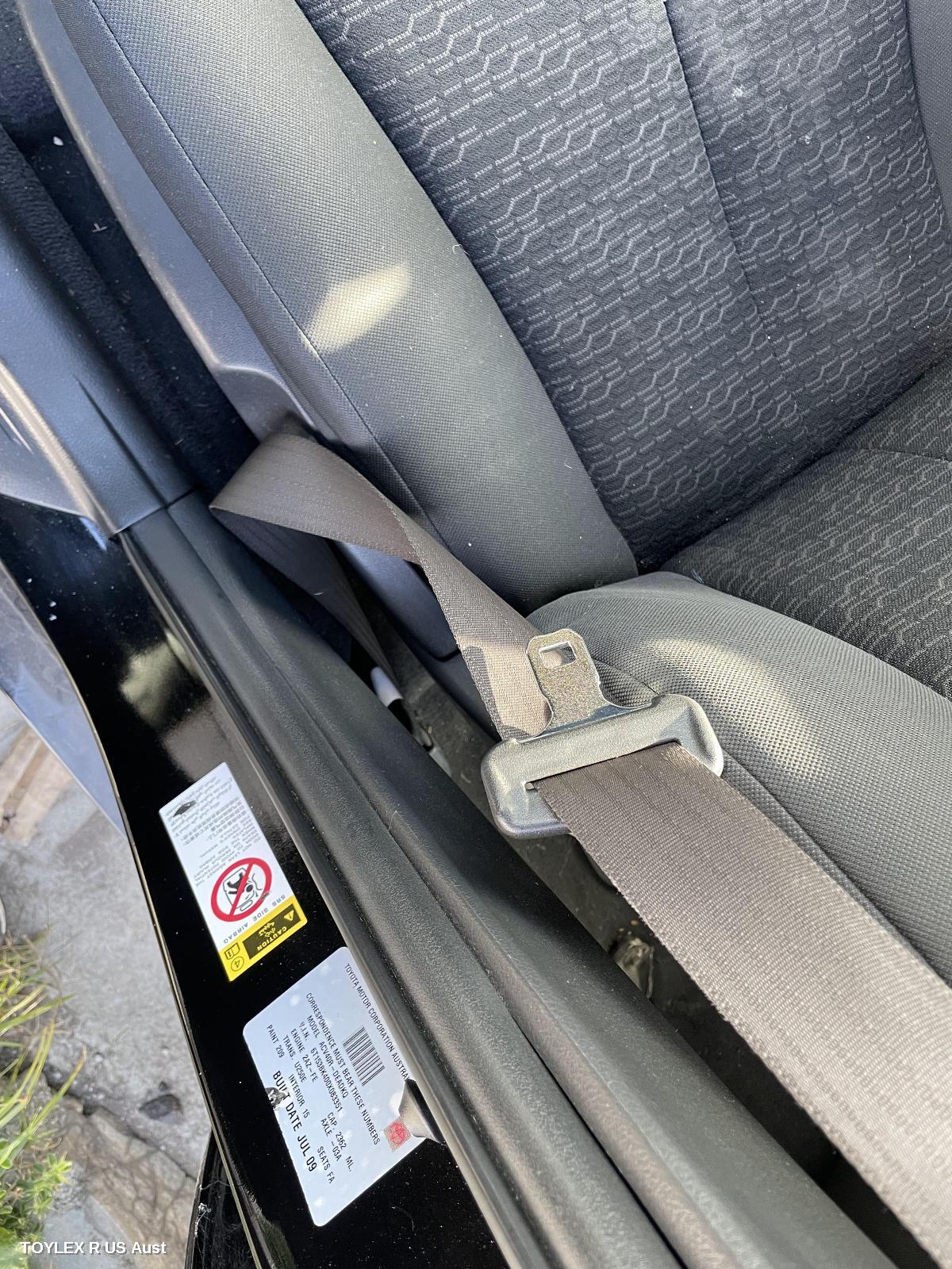 TOYOTA CAMRY 2010 Seatbelt/Stalk LH FRONT, SEAT BELT ONLY, ACV40