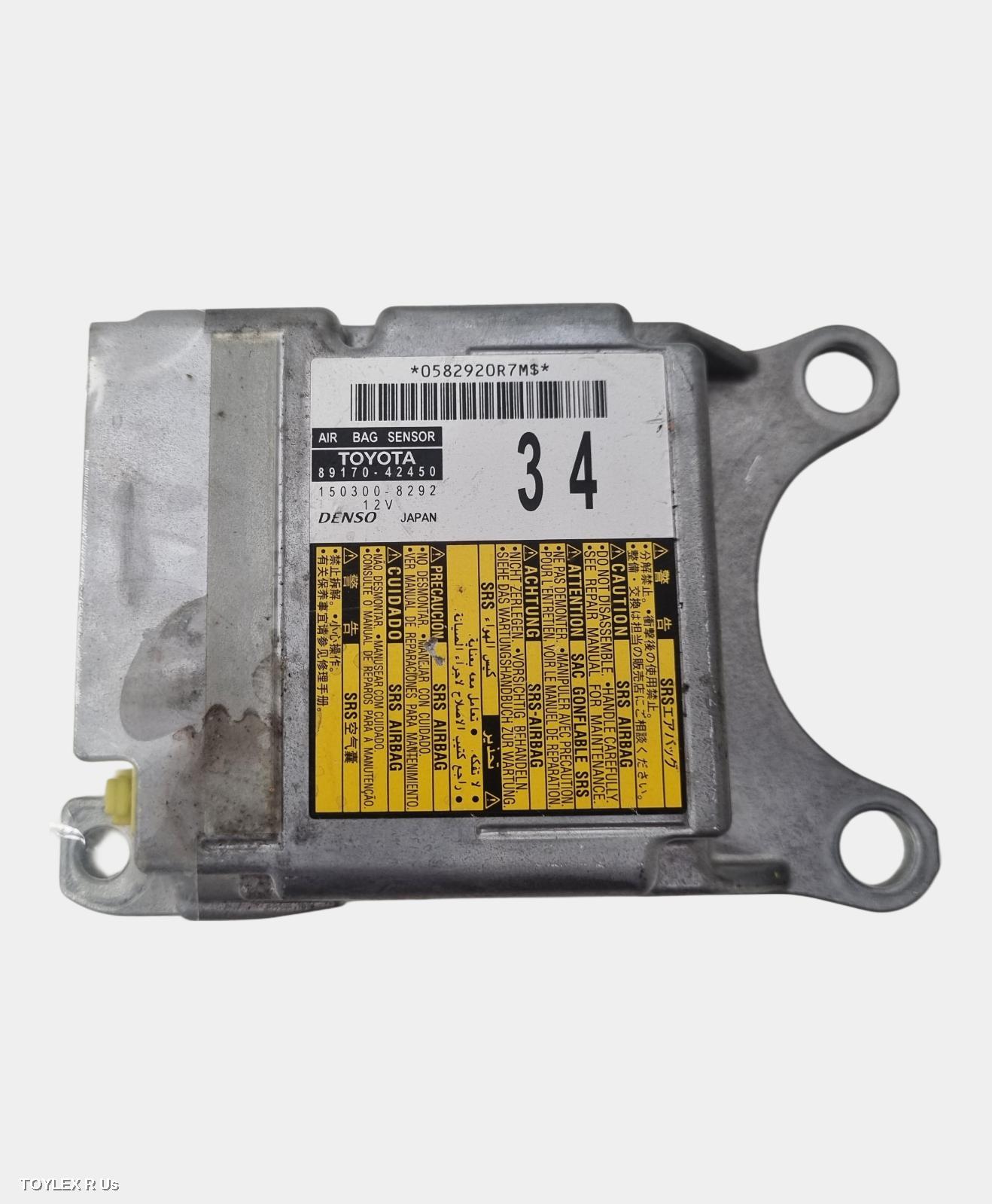 TOYOTA RAV4 2015 Airbag Module/Sensor MODULE, XA40