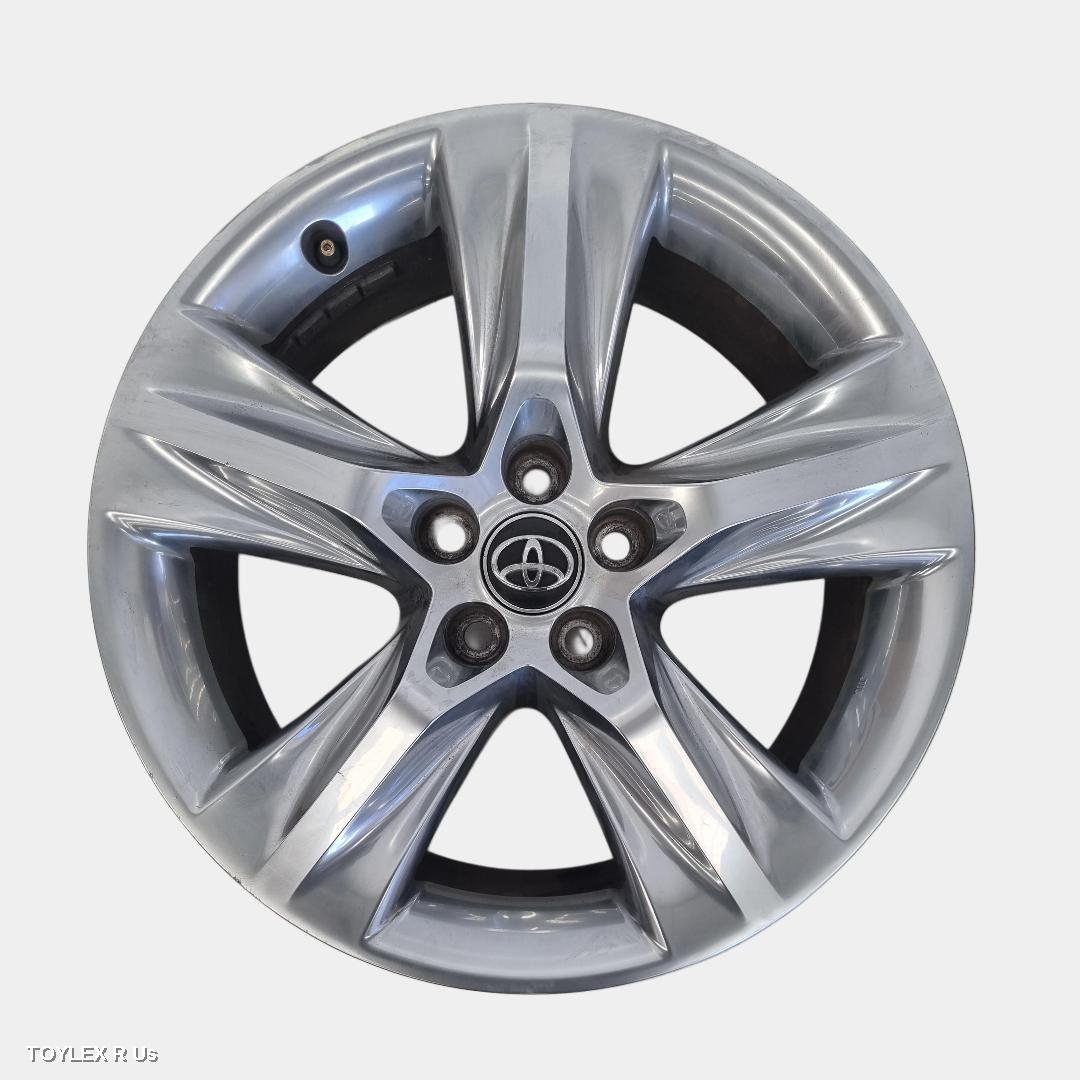 TOYOTA KLUGER 2014 Wheel Mag FACTORY, 19X7.5IN, 5 SPOKE, GRANDE, CHROME, GSU50/GSU55