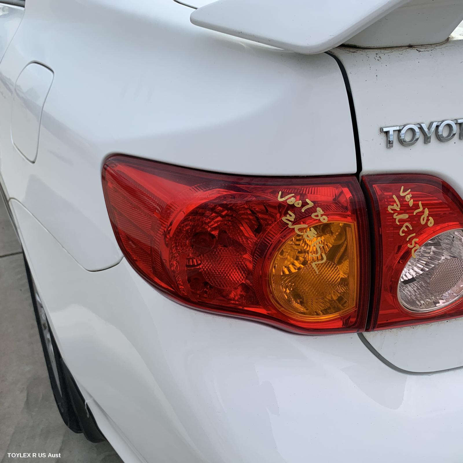 TOYOTA COROLLA 2008 Left Taillight ZRE152/153R, SEDAN