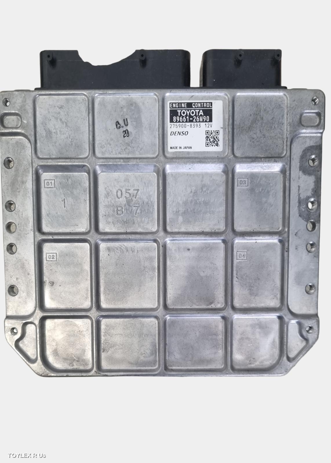 TOYOTA HIACE 2016 Ecu ENGINE ECU, 3.0, 1KD-FTV, DIESEL, P/N 89661-26M90, ECU ONLY, KDH