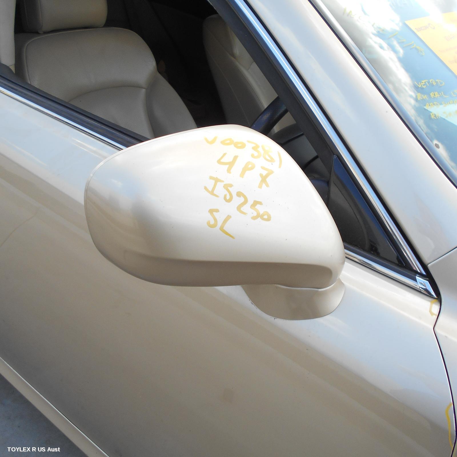 LEXUS IS250/IS250C 2006 Right Door Mirror IS250, GSE20R, SEDAN, SPORTS/SPORTS LUXURY, NON INDICATOR TYPE (2 PLUG)