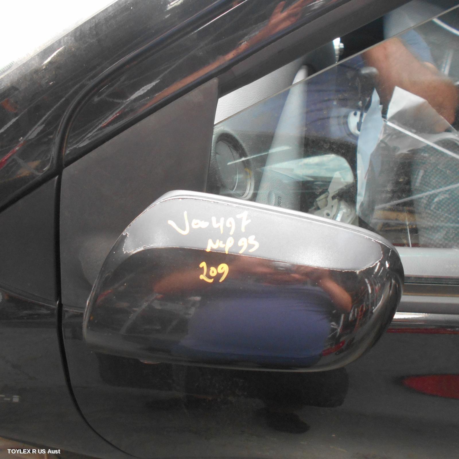 TOYOTA YARIS 2007 Left Door Mirror NCP9#, SEDAN, NON INDICATOR TYPE, 03/06-06/16 (AUS ONLY)