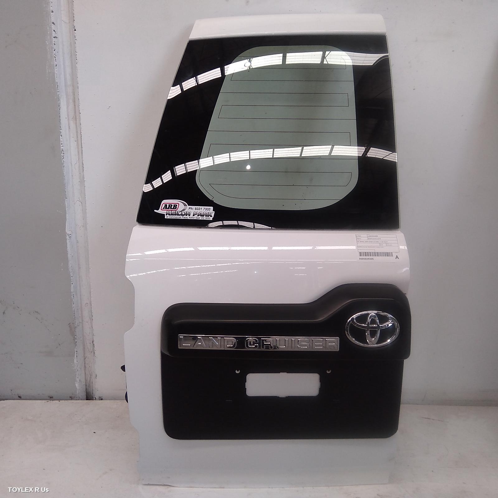 TOYOTA LANDCRUISER 2019 Bootlid/Tailgate 200 SERIES, BARN DOOR (LH SIDE)