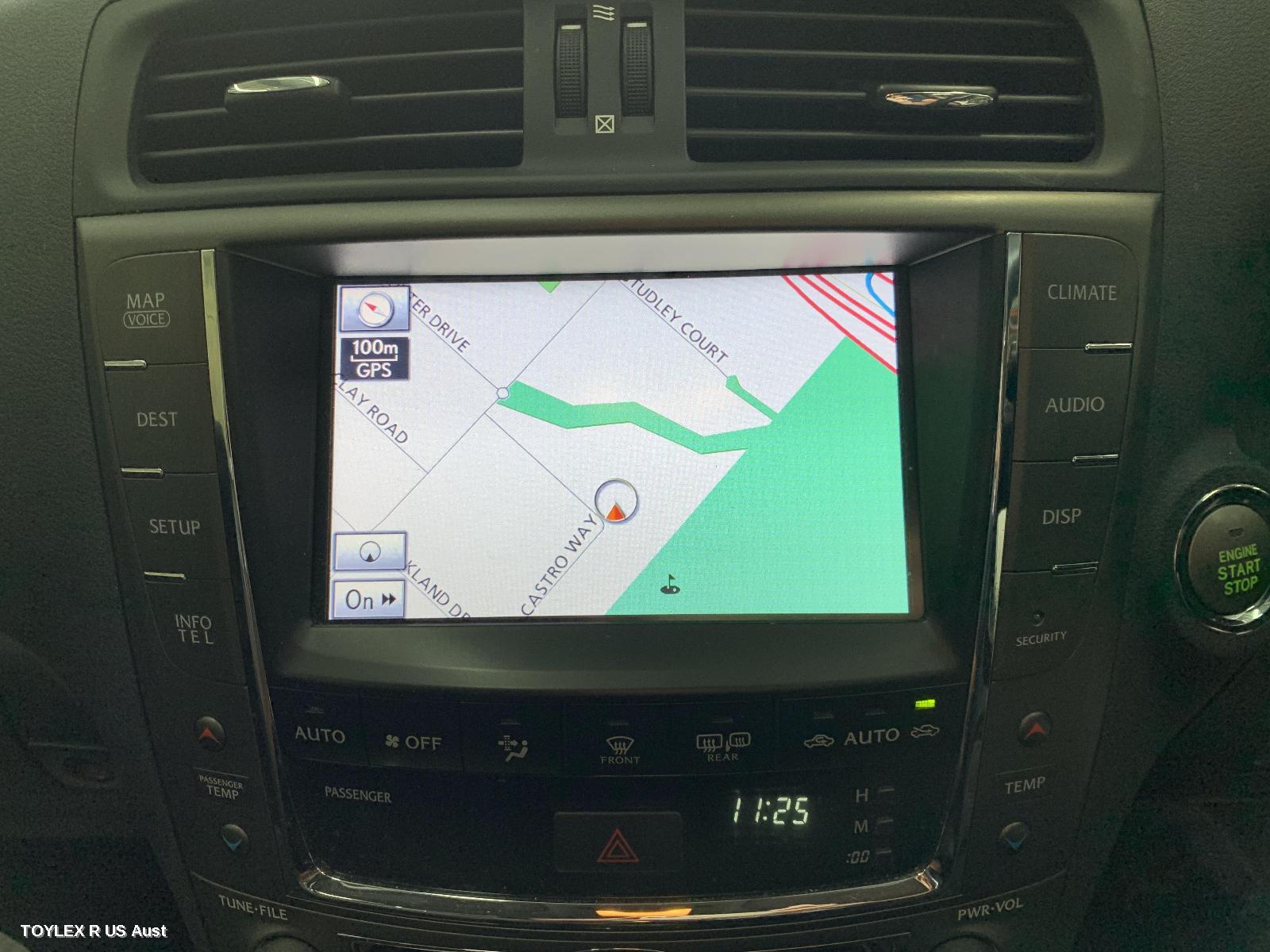 LEXUS IS250/IS250C 2012 Radio/Cd/Dvd/Sat/Tv DISPLAY/CONTROL UNIT, SAT NAV TYPE, GSE20R