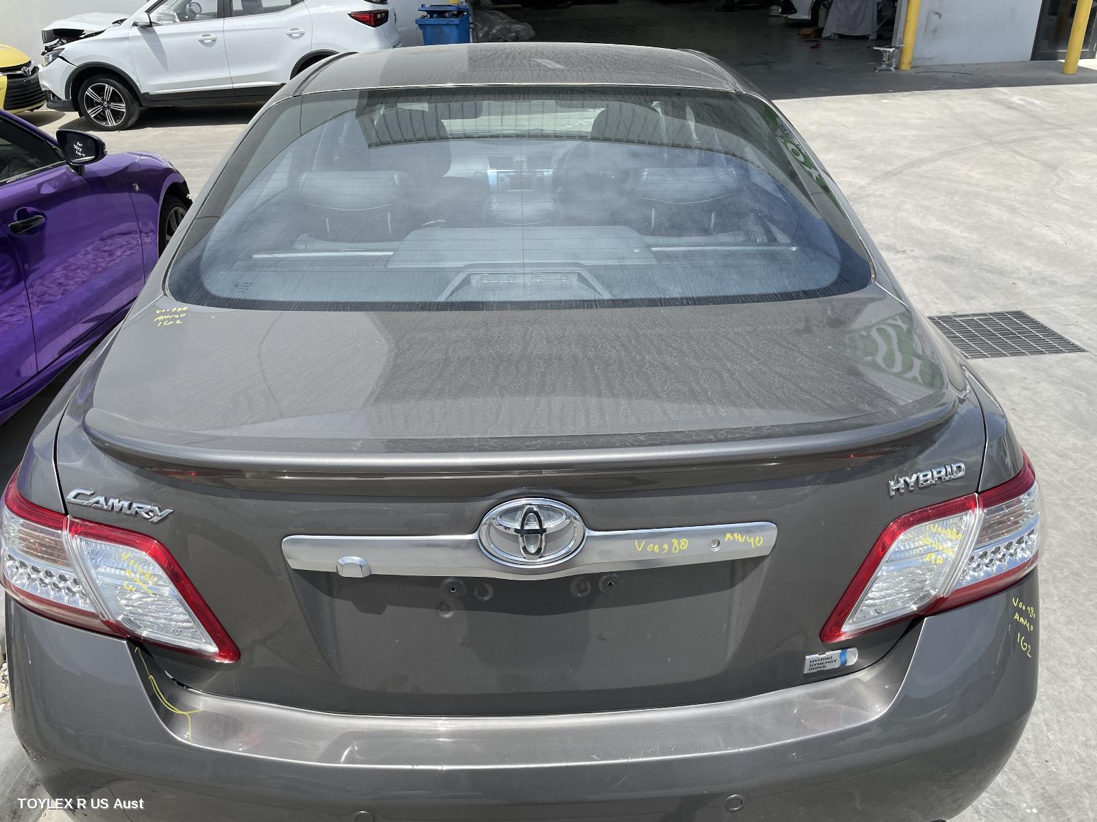 TOYOTA CAMRY 2010 Bootlid/Tailgate BOOTLID, AHV40, GRANDE/HYBRID, W/ CAMERA & SPOILERED TYPE
