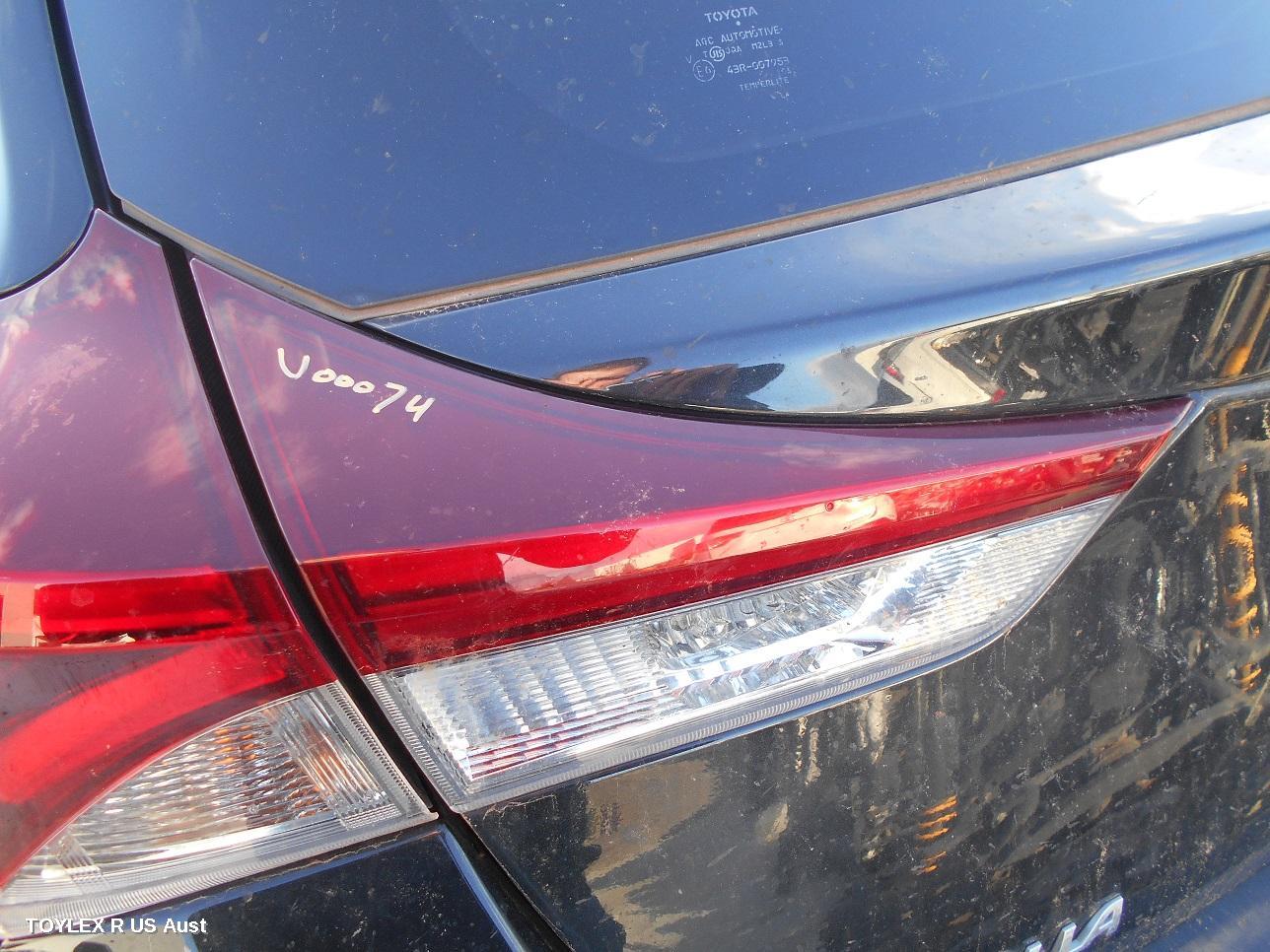TOYOTA COROLLA 2017 Rear Garnish TAILGATE LAMP (LH SIDE), ZRE182R/ZWE186R, HATCH