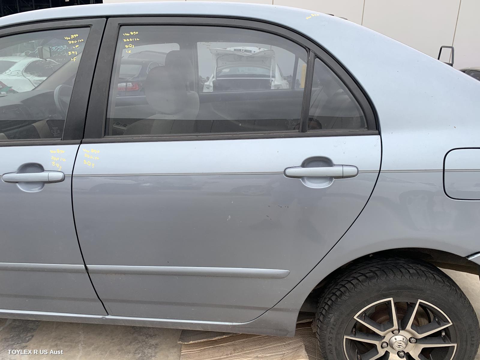 TOYOTA COROLLA 2003 Left Rear Door/Sliding ZZE122 (JAPAN-VIN JTD), SEDAN