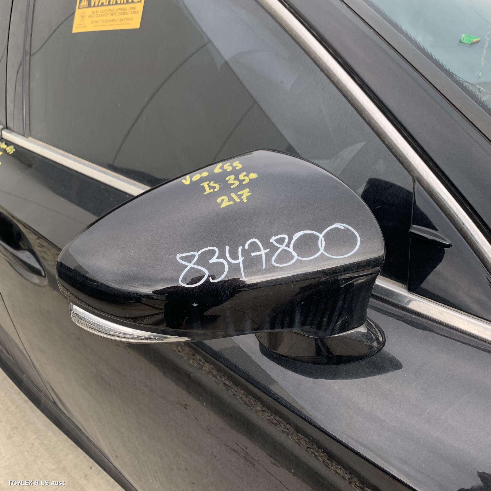 LEXUS IS SERIES 2015 Right Door Mirror XE30, W/ BLIND SPOT TYPE