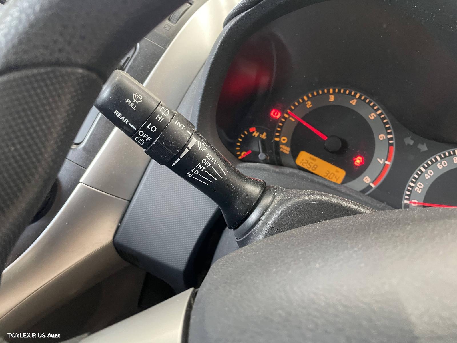 TOYOTA COROLLA 2011 Combination Switch WIPER SWITCH, ZRE152R, HATCH, NON RAIN SENSOR TYPE