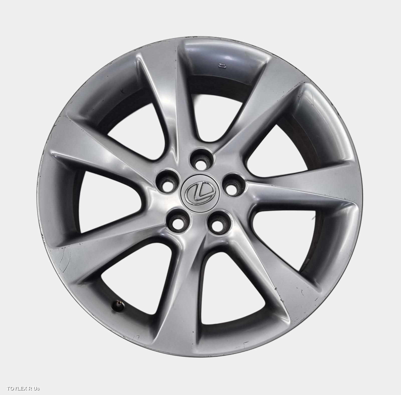 LEXUS RX SERIES 2010 Wheel Mag FACTORY, 19X7.5IN, 7 SPOKE, RX350/RX450H, AL10