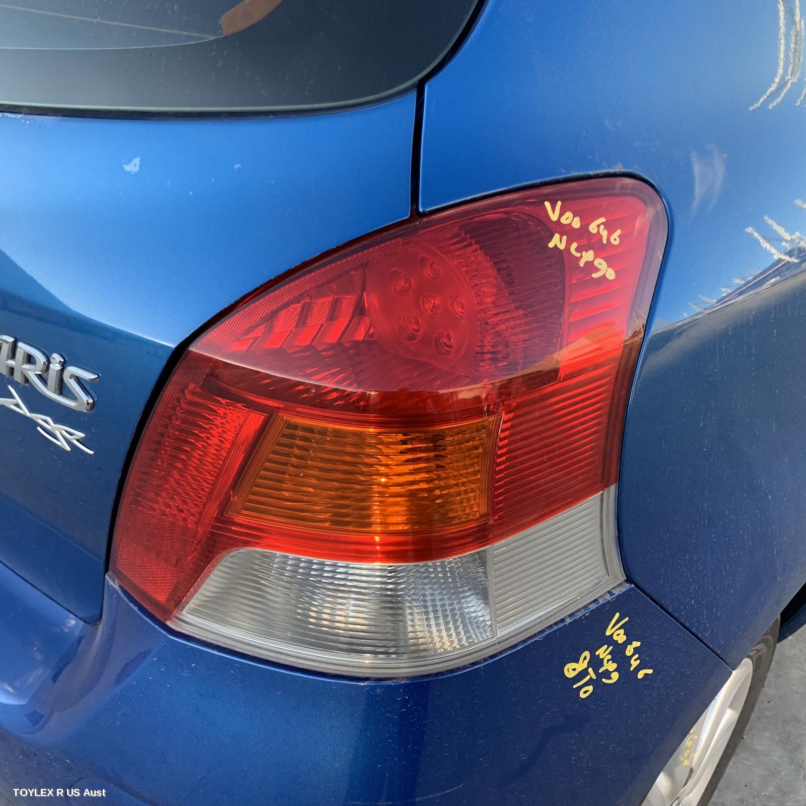 TOYOTA YARIS 2009 Right Taillight NCP9#, HATCH, LED, UPPER TYPE, LENS# 52-187