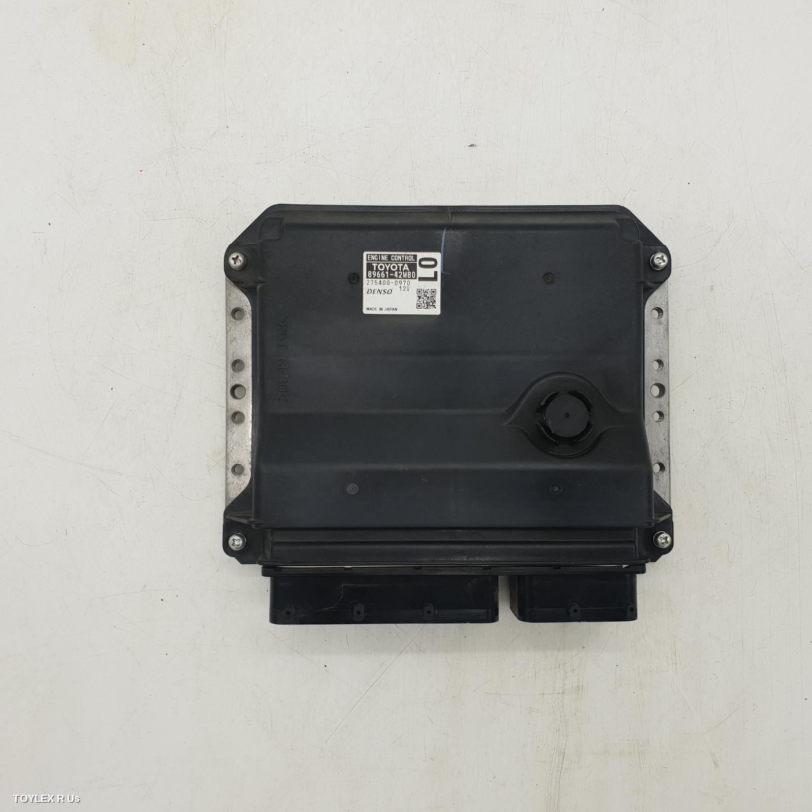 TOYOTA RAV4 2010 Ecu ENGINE ECU, 2.4, 2AZ-FE, MANUAL T/M, 89661-42M80, ECU ONLY, ACA33