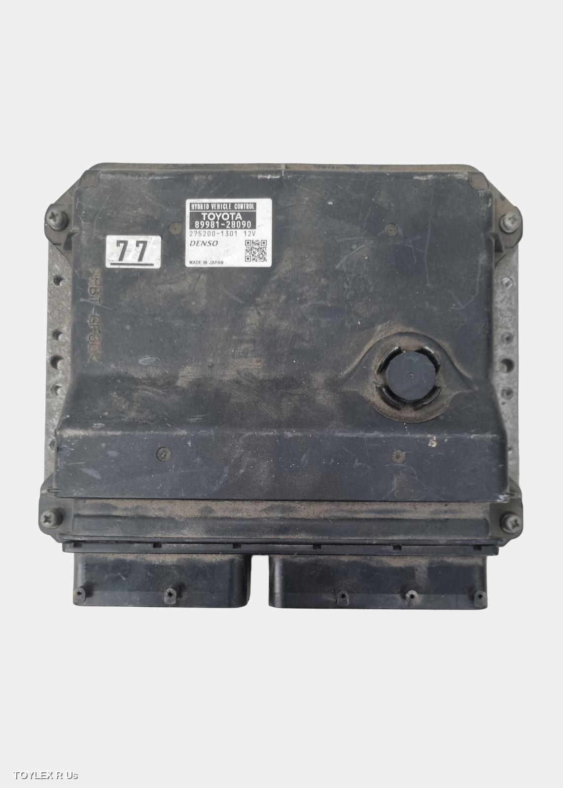 TOYOTA ESTIMA 2012 Ecu ENGINE ECU, 2.4, PETROL, 2AZ-FE, ECU ONLY, XR50, 05-19 (IMPORT)