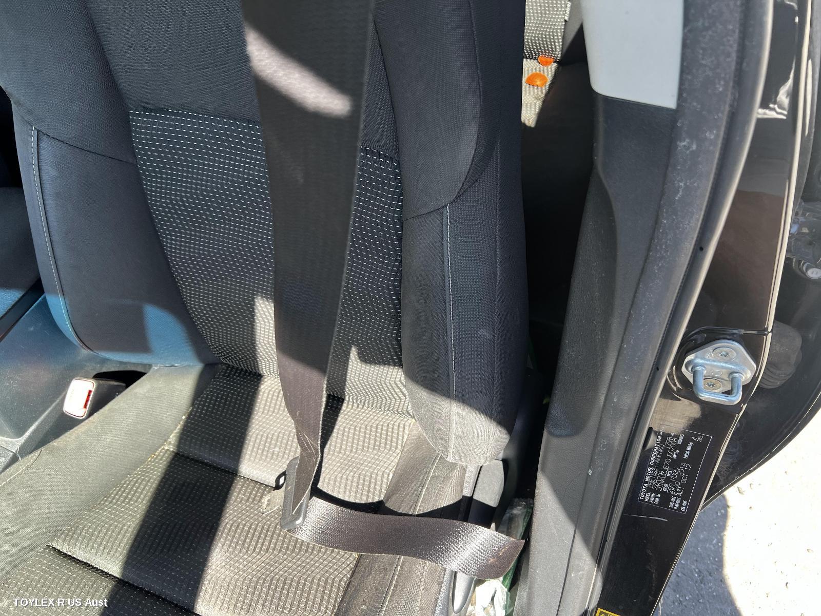 TOYOTA COROLLA 2012 Seatbelt/Stalk LH FRONT, SEAT BELT ONLY, ZRE182R, HATCH