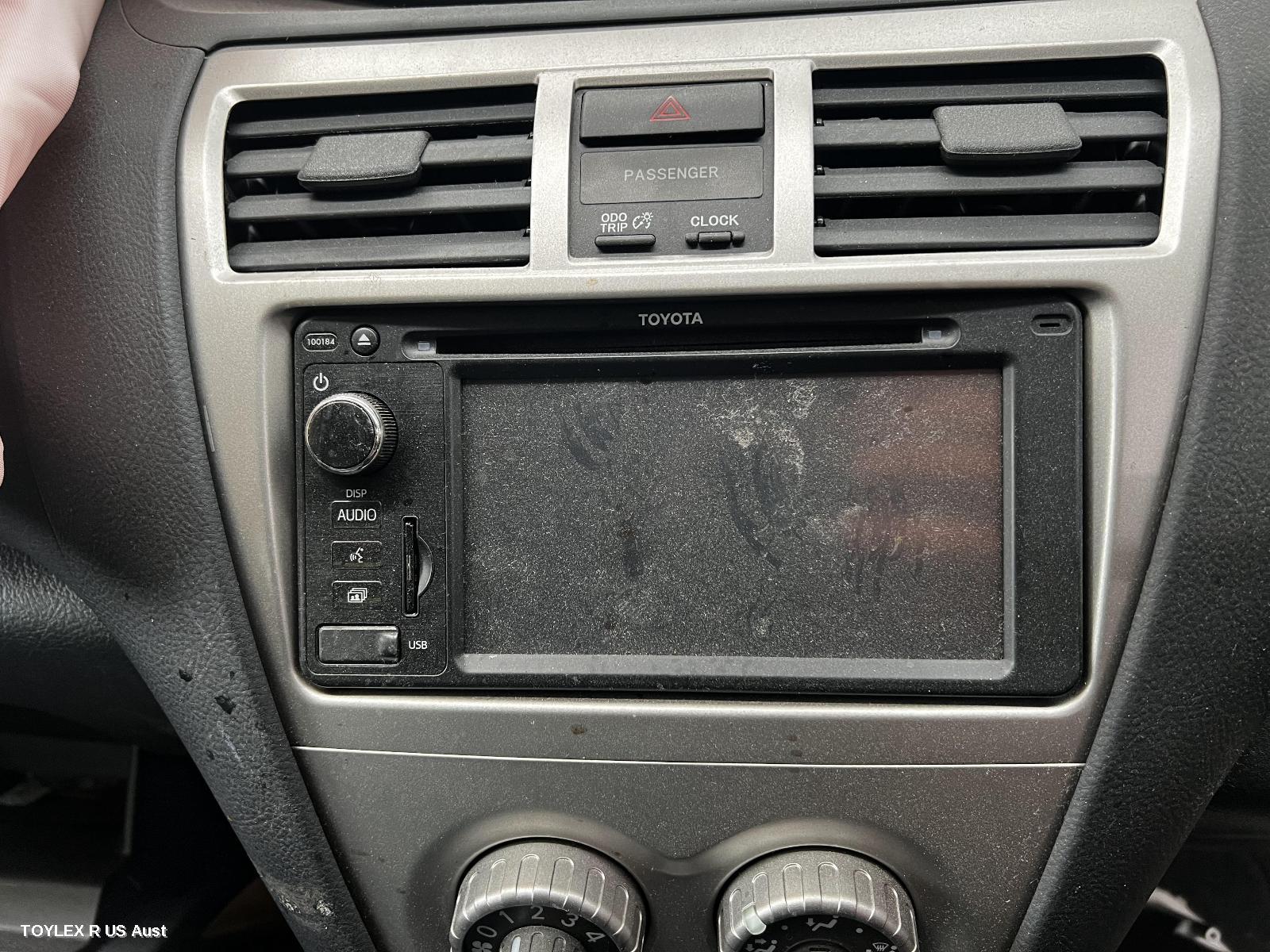 TOYOTA YARIS 2015 Radio/Cd/Dvd/Sat/Tv SINGLE DISC CD PLAYER (P/N ON FACE 100184), NCP9#