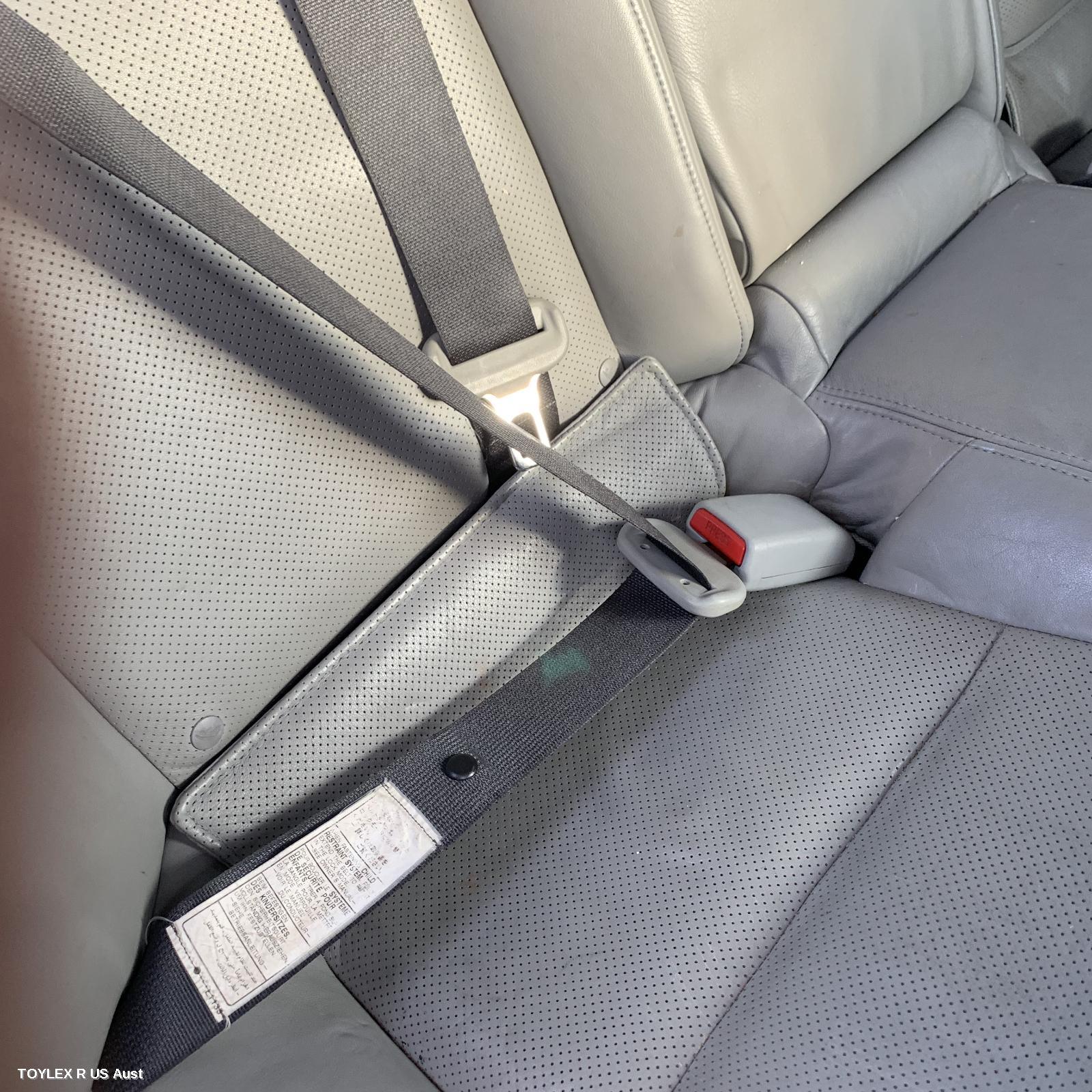 LEXUS IS250/IS250C 2005 Seatbelt/Stalk RH REAR, SEAT BELT ONLY, BLACK, SEDAN, GSE20R