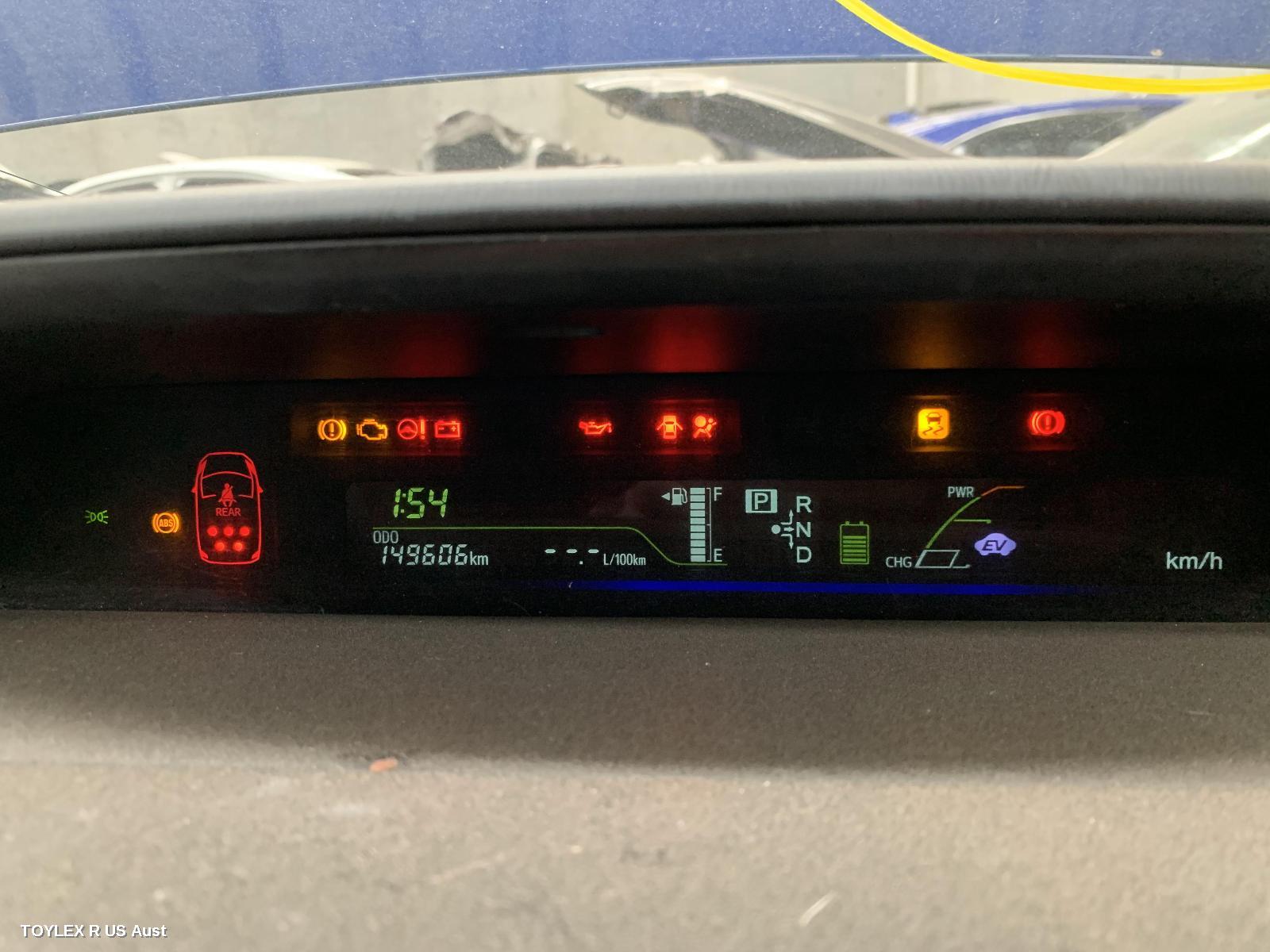 TOYOTA PRIUS 2012 Instrument Cluster ZVW40R, PRIUS V, INSTRUMENT CLUSTER