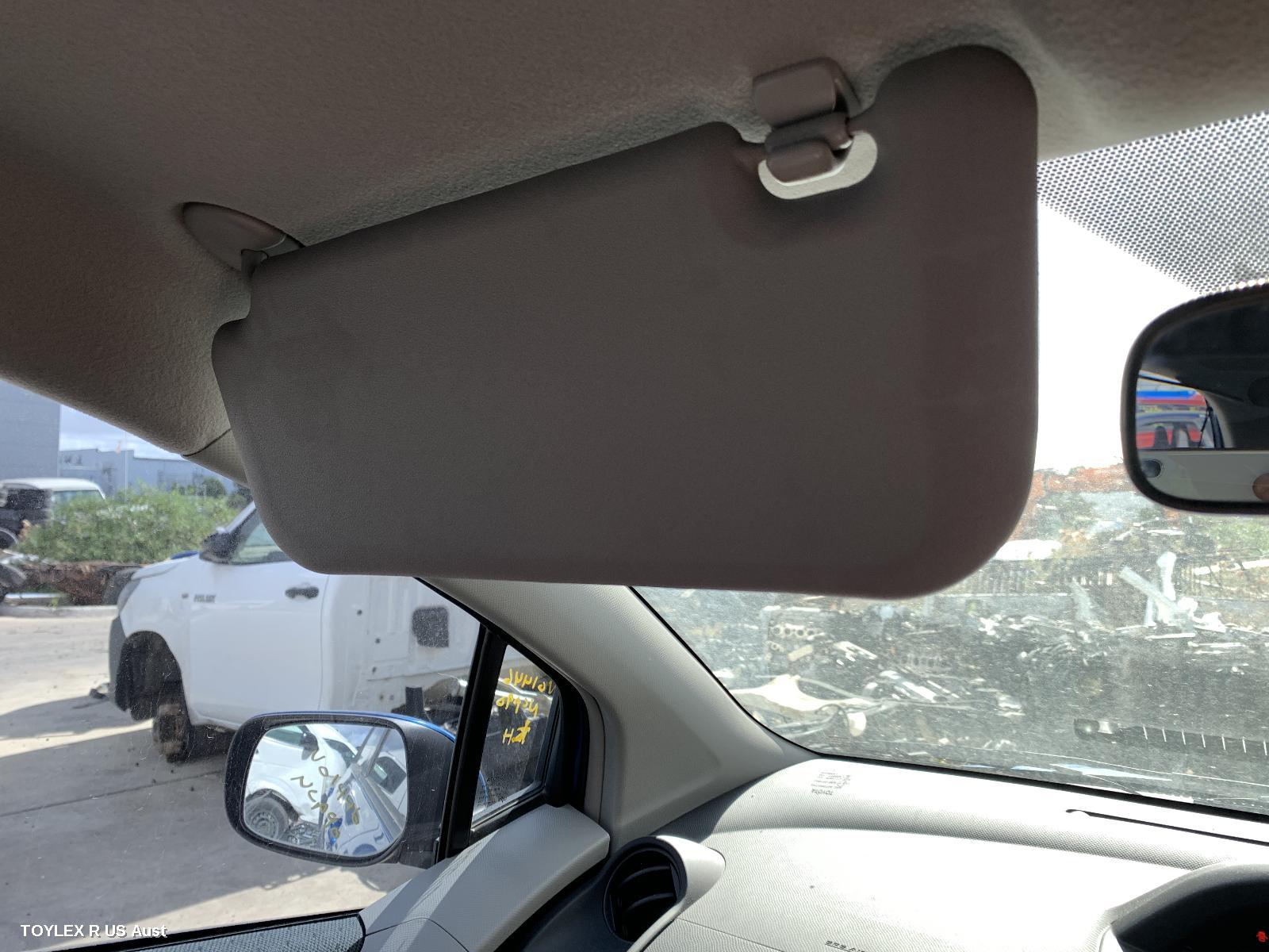 TOYOTA YARIS 2011 Sunvisor NCP9#, LH SIDE, NON MIRROR TYPE