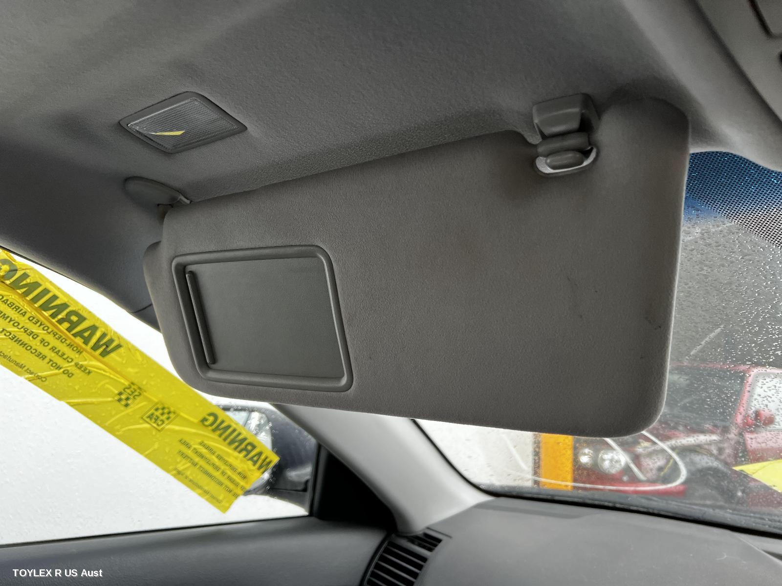 TOYOTA CAMRY 2010 Sunvisor ACV40, LH SIDE, W/ LAMP TYPE