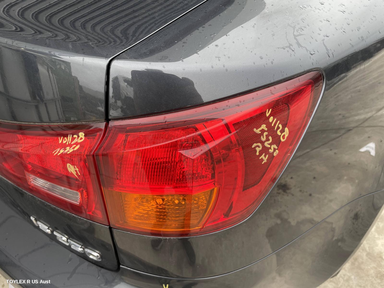 LEXUS IS250/IS250C 2007 Right Taillight IS250, GSE20R, SEDAN, HORIZONTAL TYPE