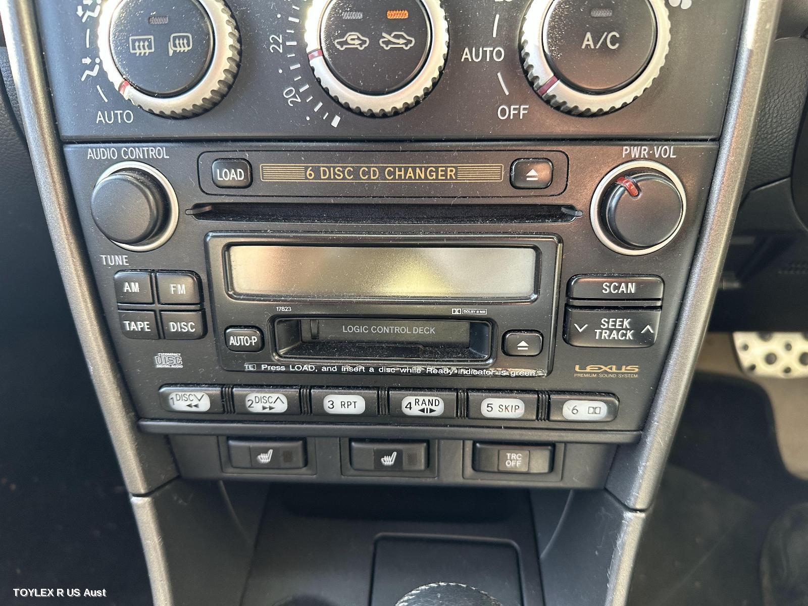 LEXUS IS200/IS300 2005 Radio/Cd/Dvd/Sat/Tv CD STACKER IN DASH