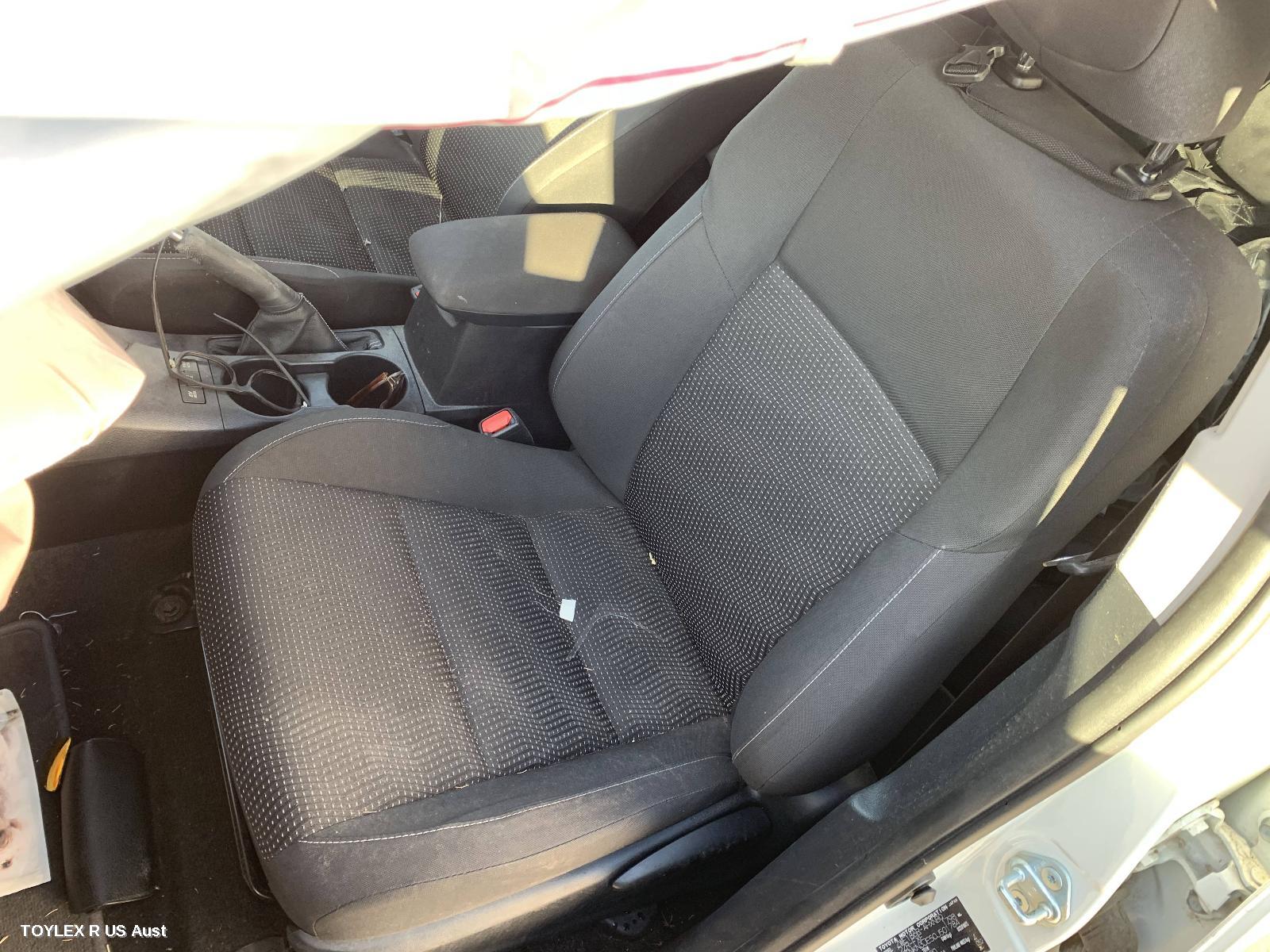 TOYOTA COROLLA 2016 Front Seat LH FRONT, ZRE182R/ZWE186R, HATCH, CLOTH, ASCENT/ASCENT SPORT/HYBRID