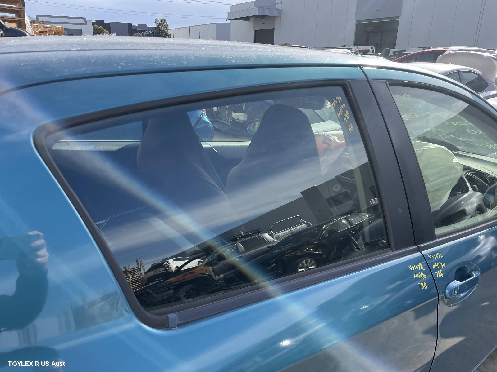 TOYOTA YARIS 2013 Right Rear Door Window NCP13#, HATCH
