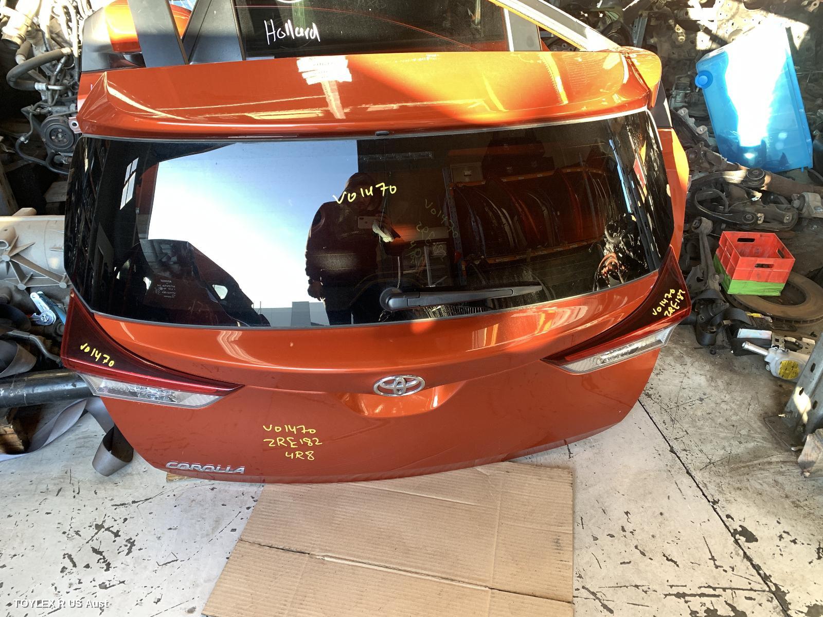 TOYOTA COROLLA 2017 Bootlid/Tailgate TAILGATE, ZRE182R/ZWE186R