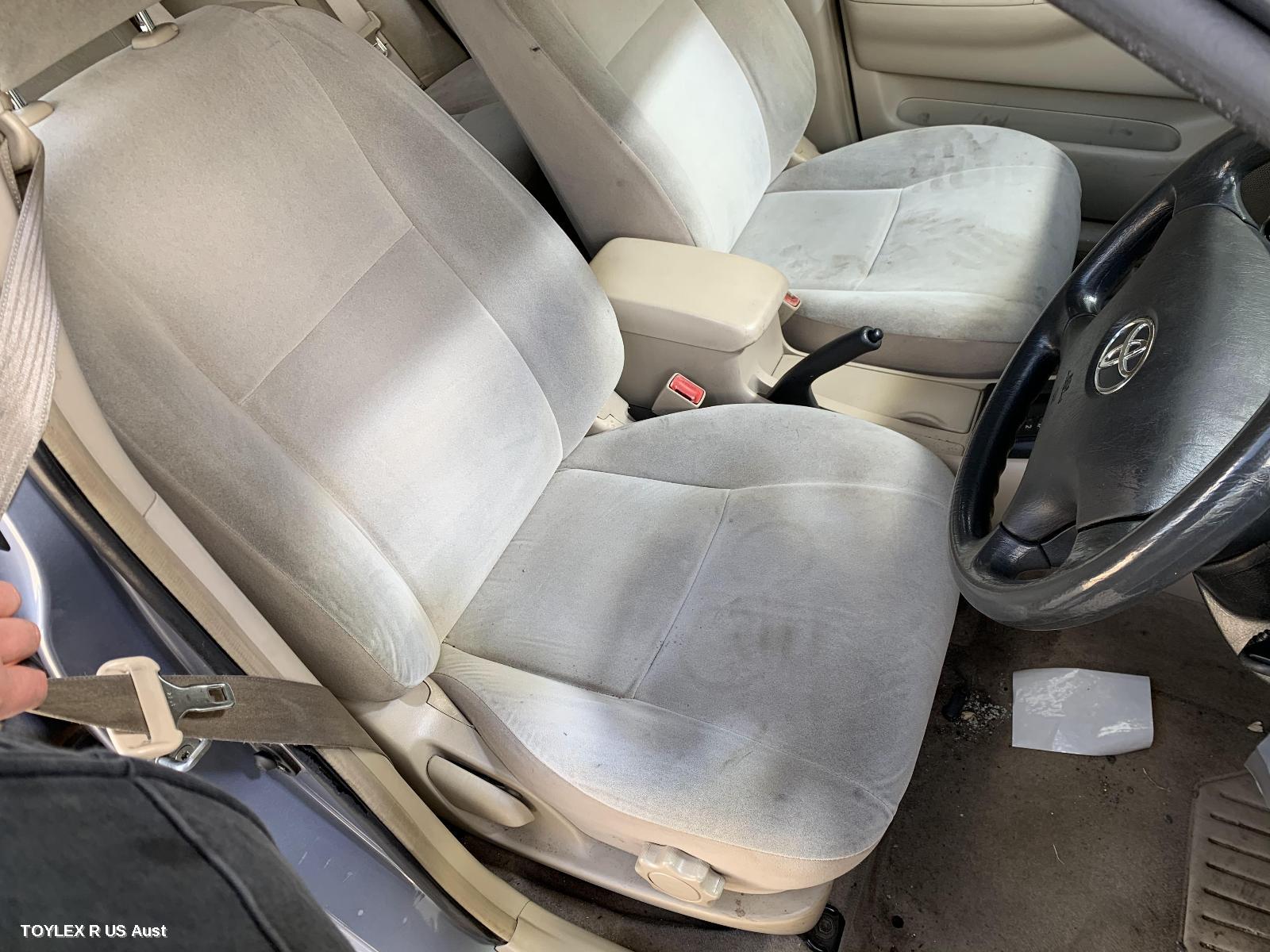 TOYOTA COROLLA 2002 Front Seat RH FRONT, ZZE122, CLOTH, TAN, NON AIRBAG TYPE