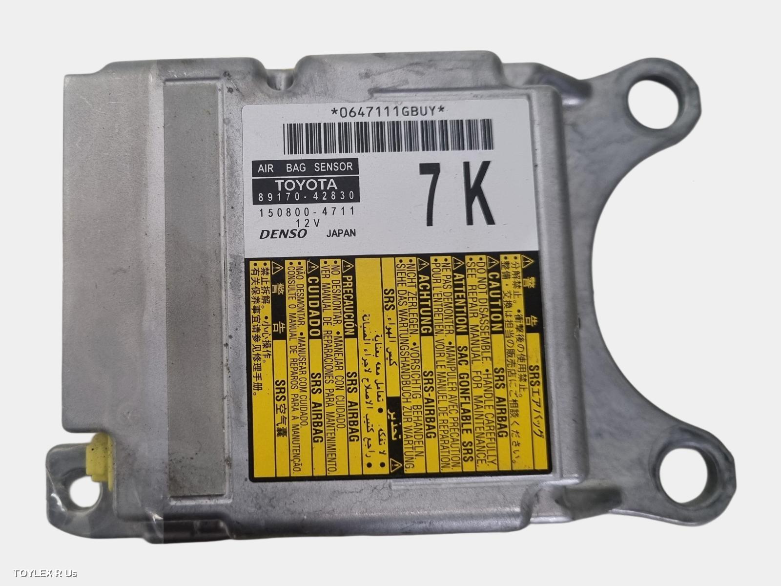 TOYOTA RAV4 2016 Airbag Module/Sensor MODULE, XA40