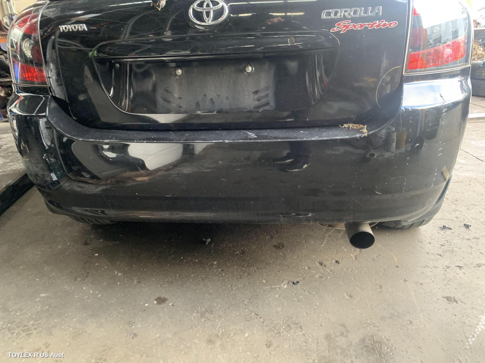 TOYOTA COROLLA 2005 Rear Bumper ZZE122 (SOUTH AFRICA-VIN AHT), HATCH