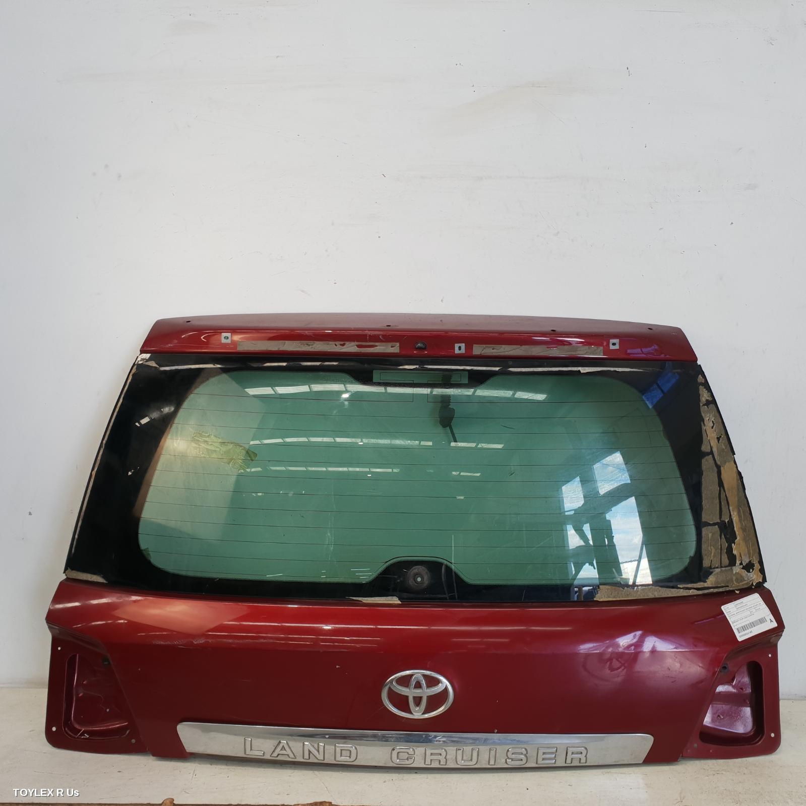 TOYOTA LANDCRUISER 2012 Bootlid/Tailgate 200 SERIES, UPPER TAILGATE, NON POWER LIFTGATE, NON CAMERA TYPE