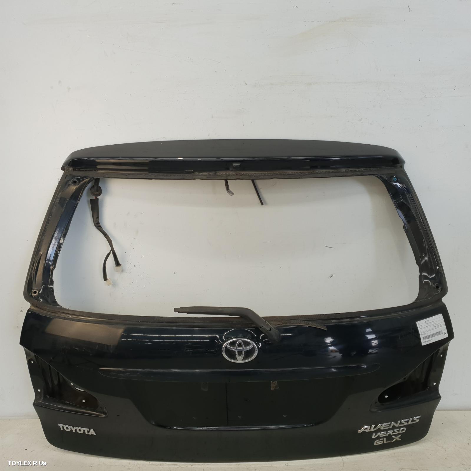 TOYOTA AVENSIS 2006 Bootlid/Tailgate ACM2#R, NON SPOILER TYPE