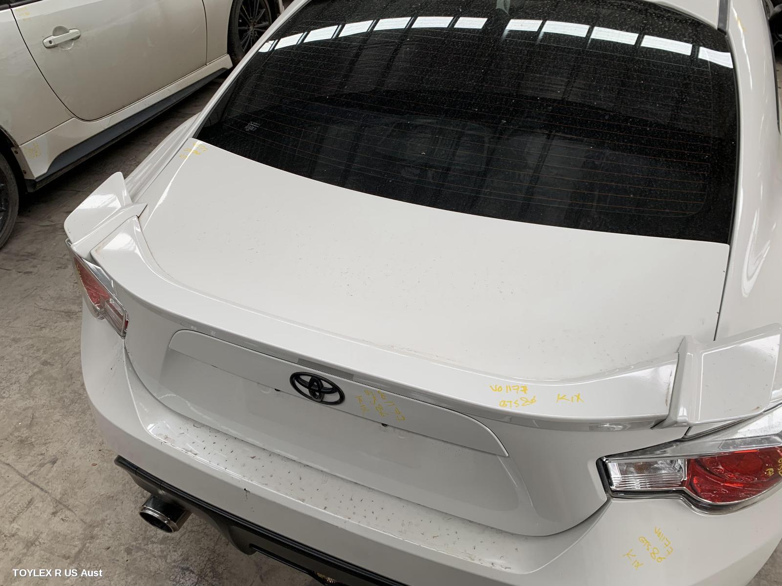 TOYOTA 86 2015 Bootlid/Tailgate BOOTLID, ZN6, GTS, LOW SPOILERED TYPE