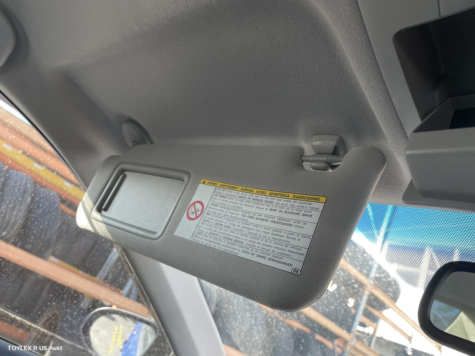 TOYOTA CAMRY 2012 Sunvisor ASV50/AVV50, LH SIDE, NON LAMP TYPE