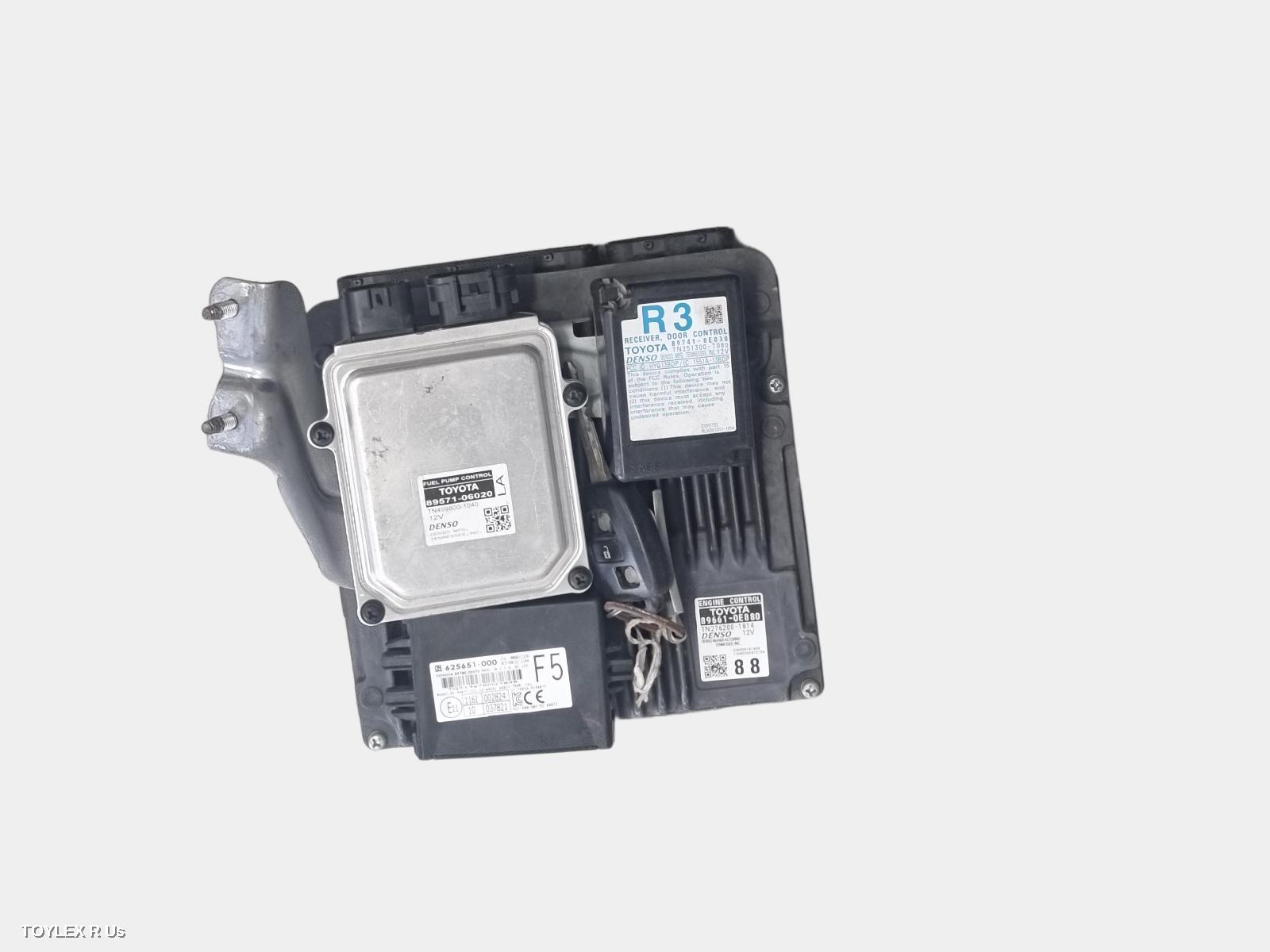 TOYOTA KLUGER 2019 Ecu ENGINE ECU, 3.5, PETROL, 2GR-FKS, SEC SET (ECU/IMM/READER/KEY), NON KEYLESS TYPE, GSU50/GSU55