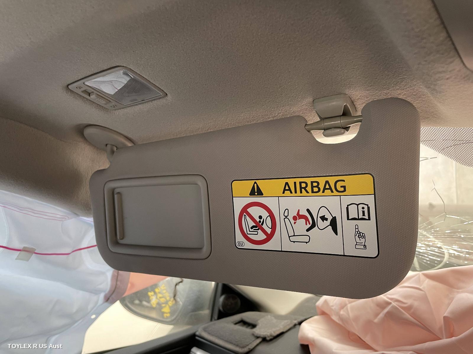 TOYOTA COROLLA 2014 Sunvisor ZRE172R, LH SIDE