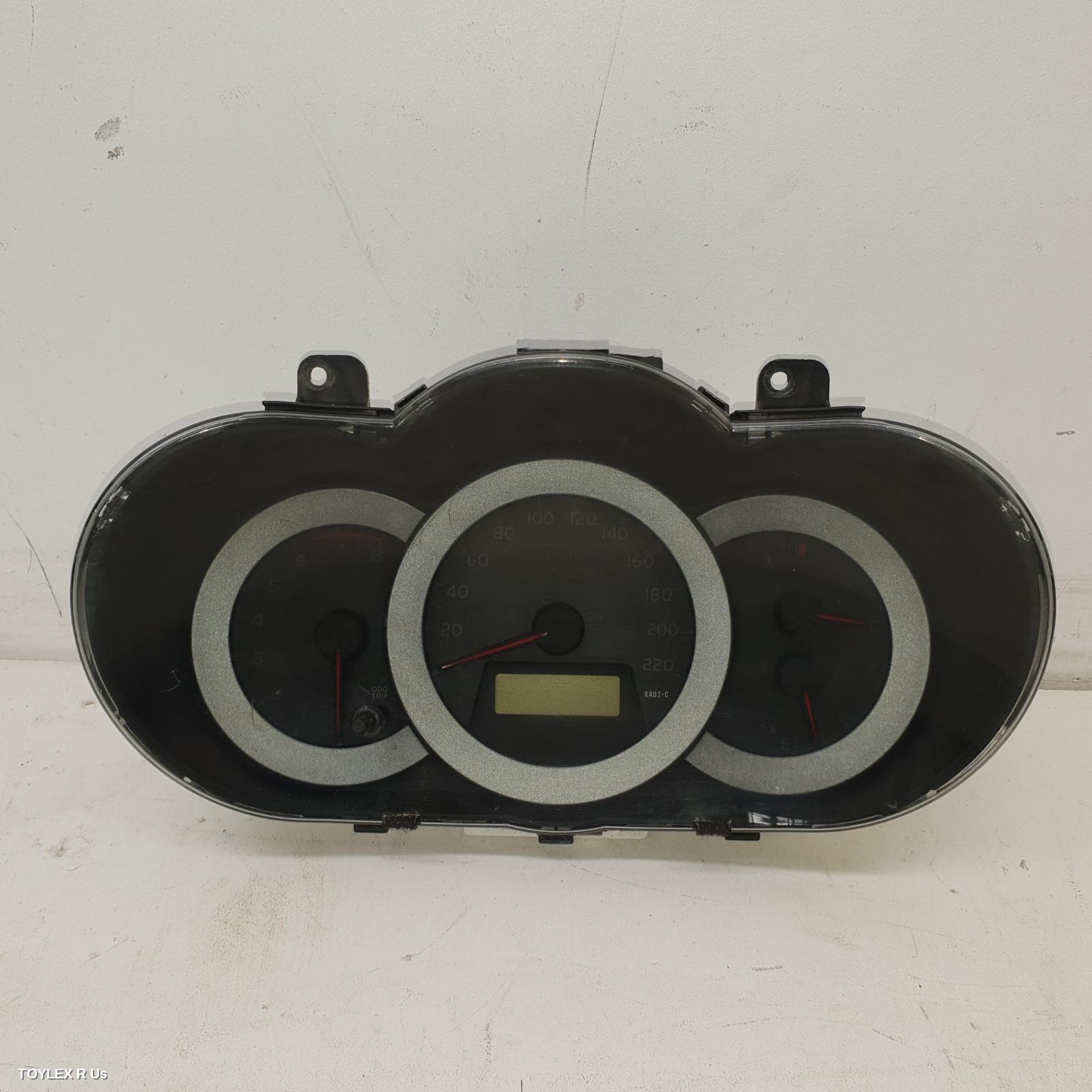 TOYOTA RAV4 2009 Instrument Cluster INSTRUMENT CLUSTER, 2.4, MANUAL T/M,  2AZ-FE, ACA33/ACA38