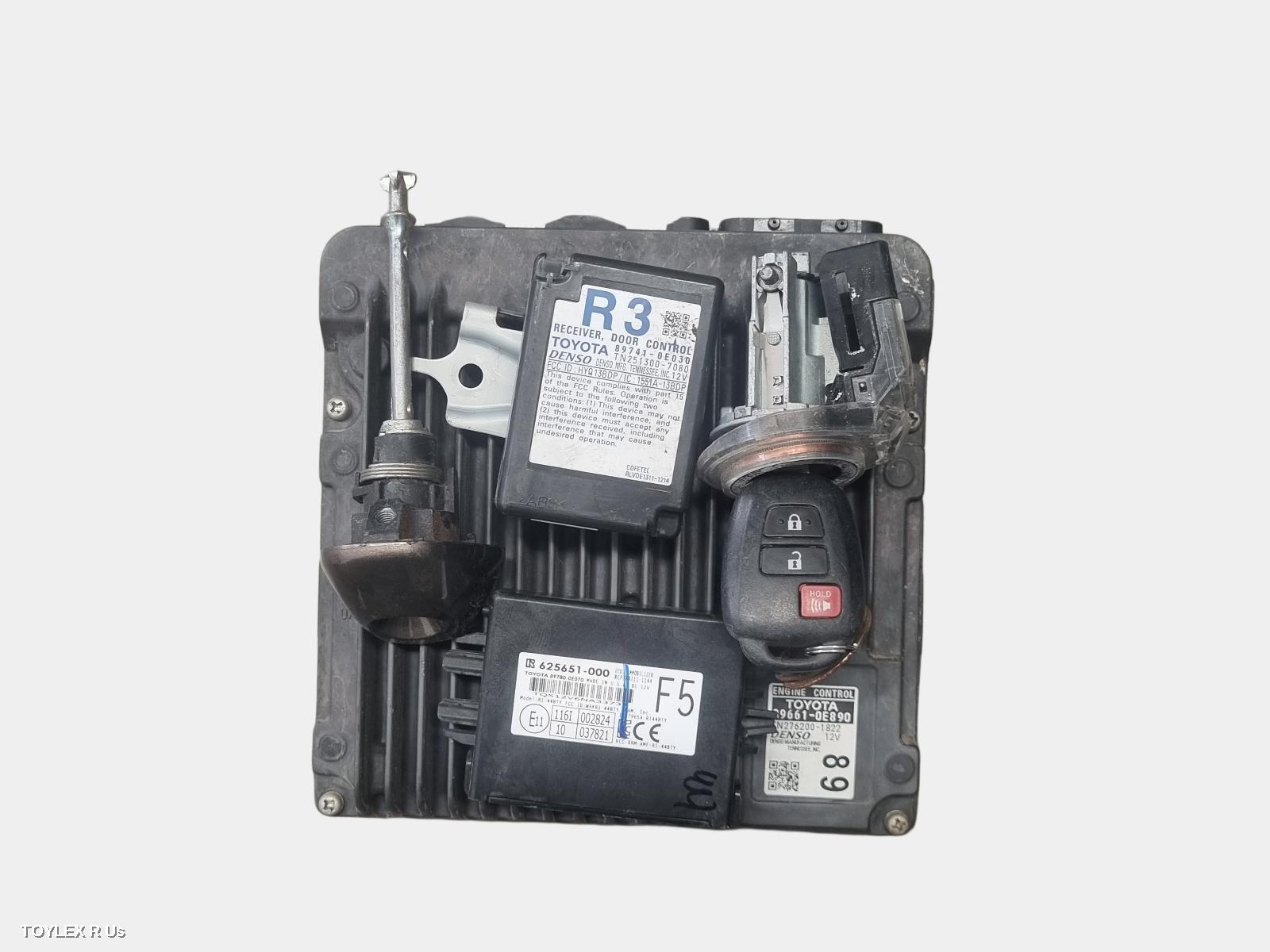 TOYOTA KLUGER 2016 Ecu ENGINE ECU, 3.5, PETROL, 2GR-FKS, SEC SET (ECU/IMM/READER/KEY), NON KEYLESS TYPE, GSU50/GSU55