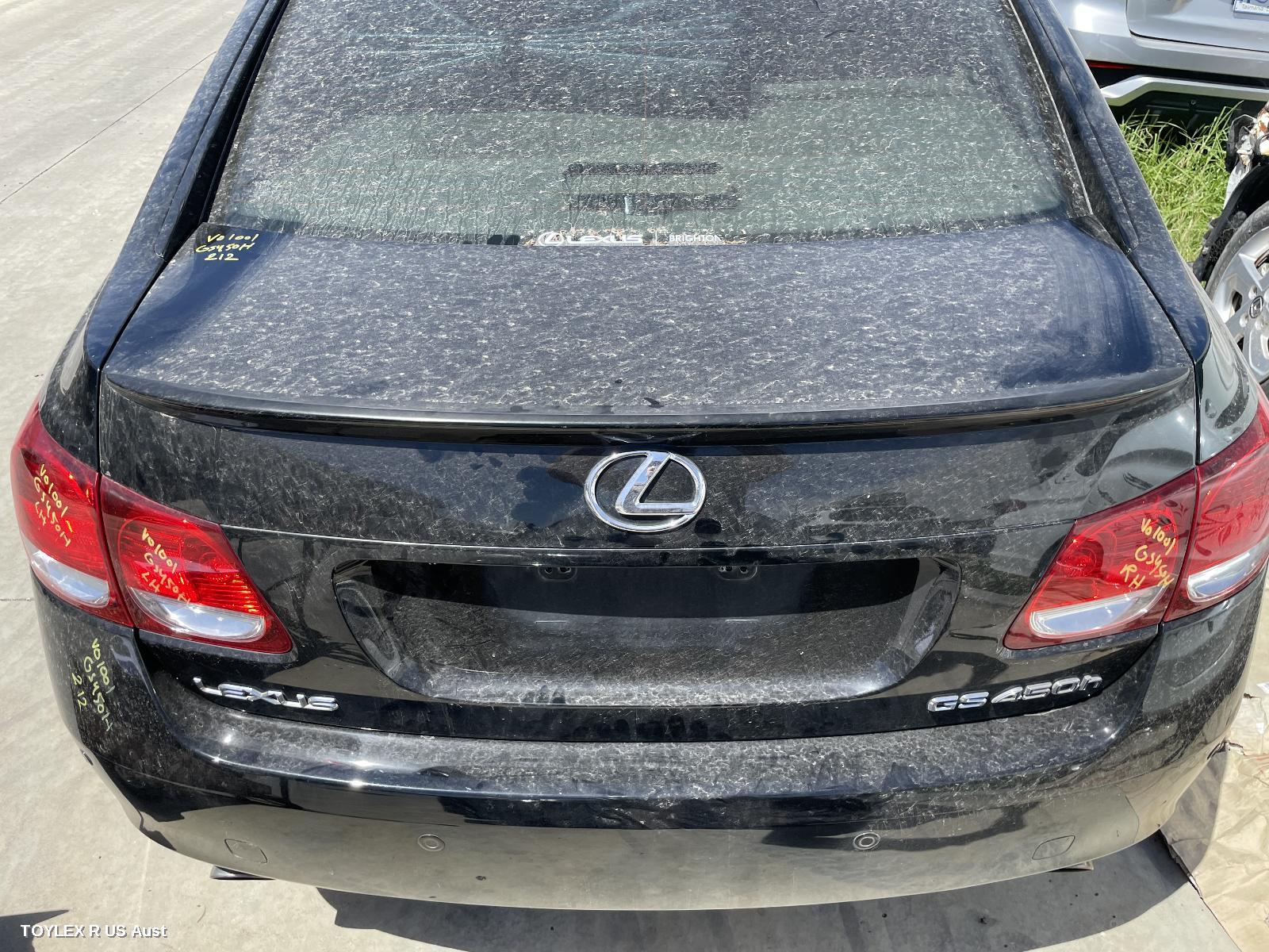 LEXUS GS 2007 Bootlid/Tailgate BOOTLID, 190 SERIES, SPOILERED TYPE, W/ CAMERA