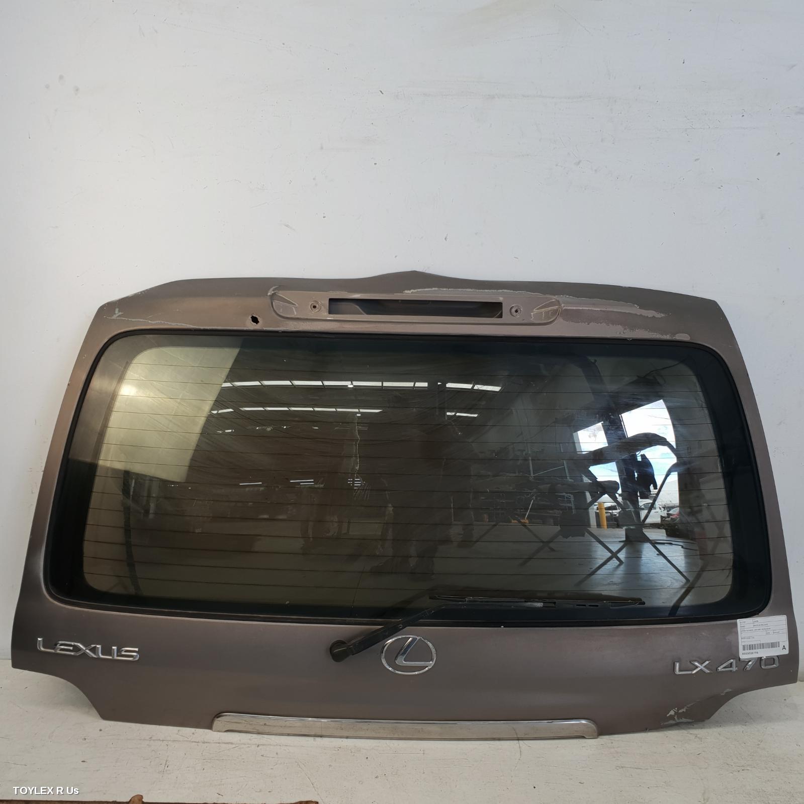 LEXUS LX470 1999 Bootlid/Tailgate UPPER TAILGATE, UZJ100R