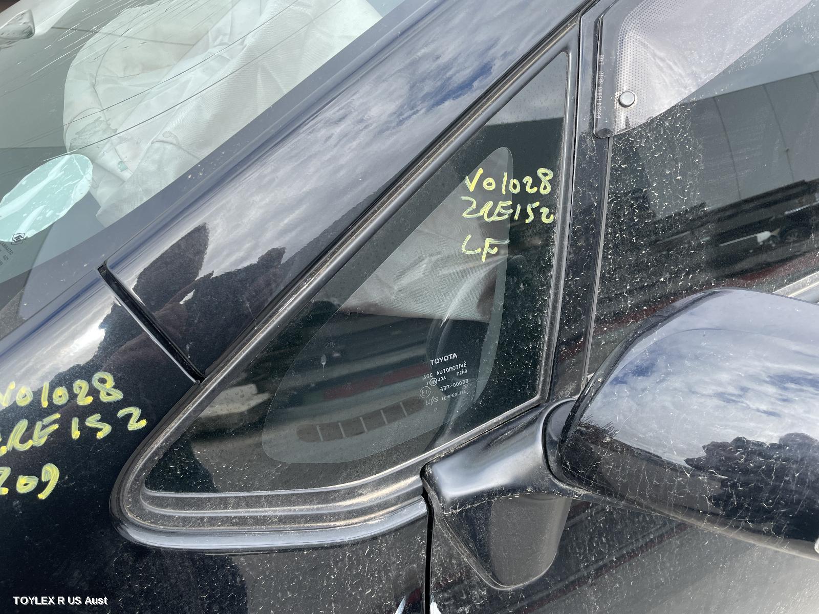 TOYOTA COROLLA 2011 Left Front 1/4 Door Glass ZRE152R, IN BODY, HATCH